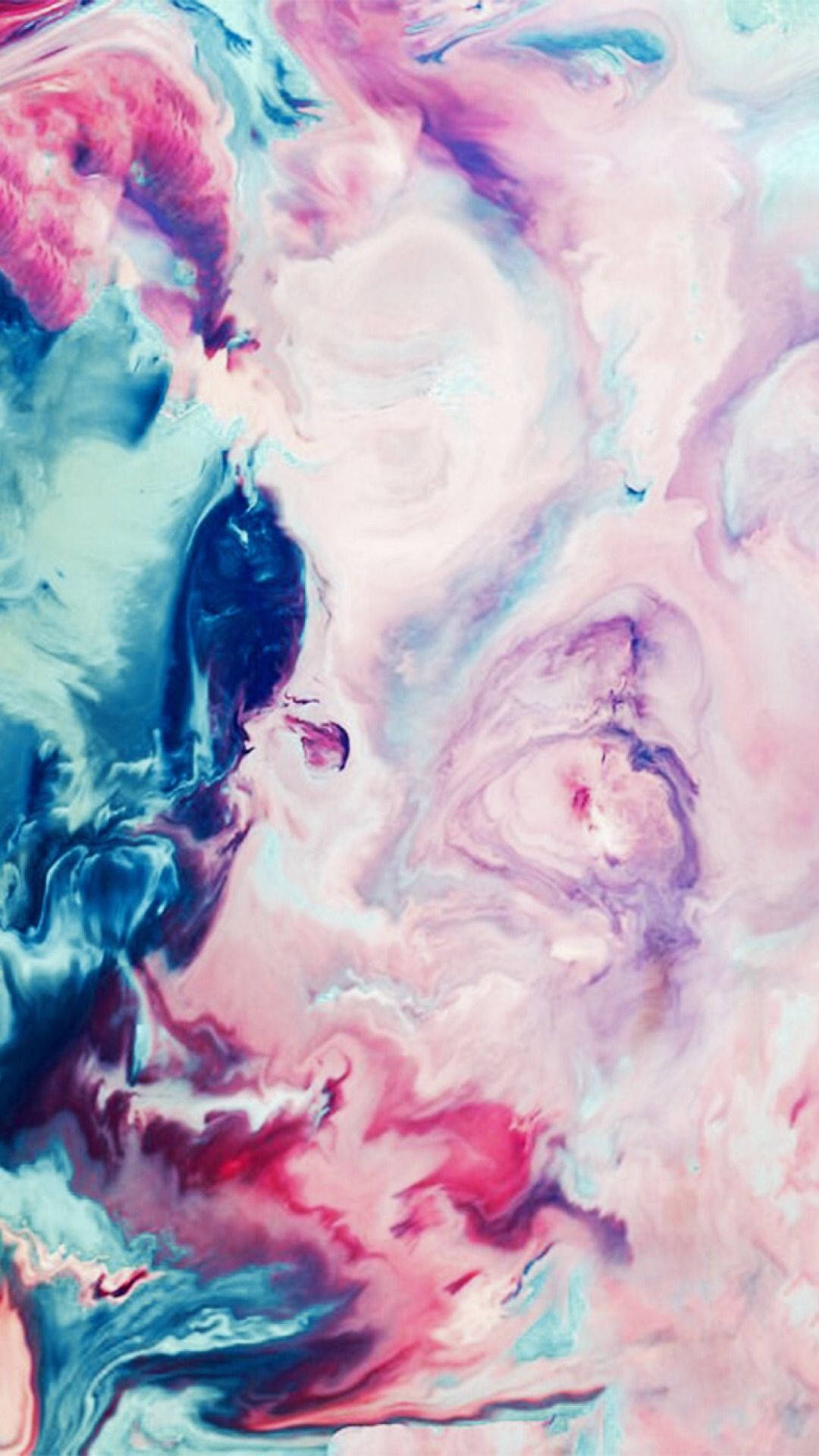 Splatter Paint, pink, teal, Full HD Phone Wallpaper