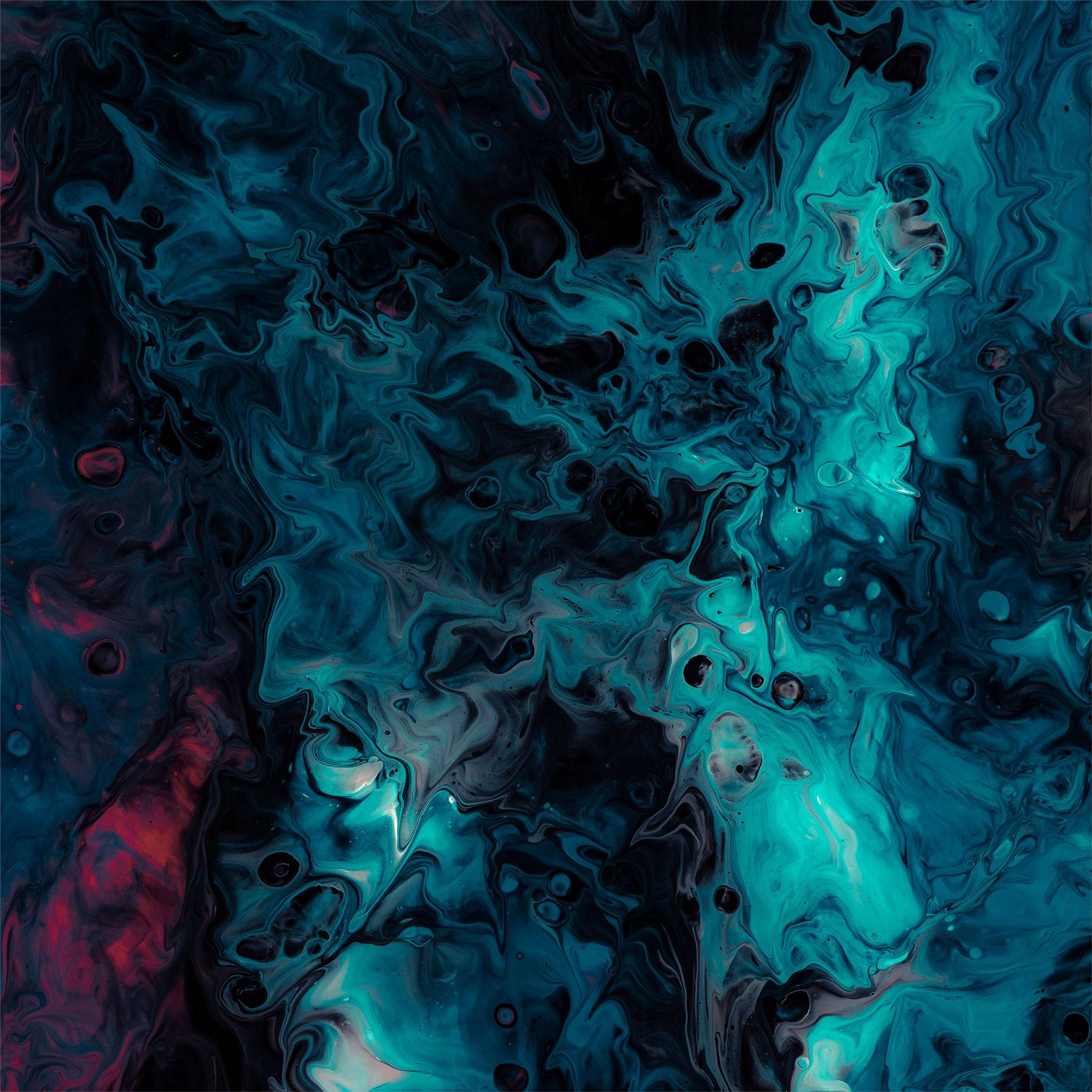 iPad Air 4, teal, crimson, Full HD Desktop Wallpaper