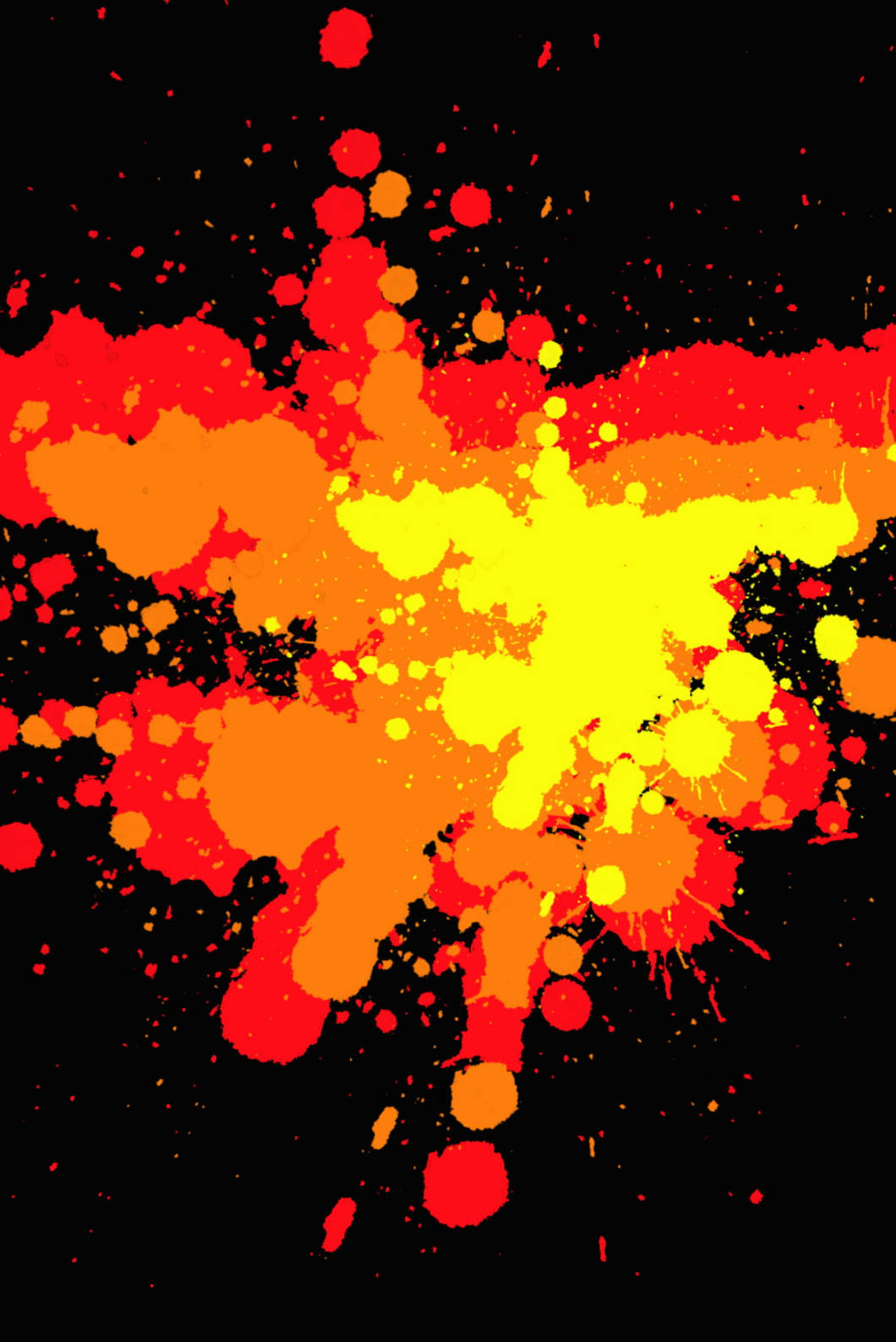 iPhone 4S, vibrant red orange and yellow, stark black background, HD Phone Wallpaper