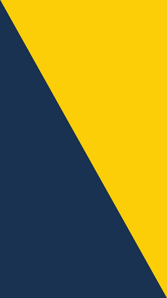 triangular split, deep navy, vibrant yellow, SD Phone Wallpaper