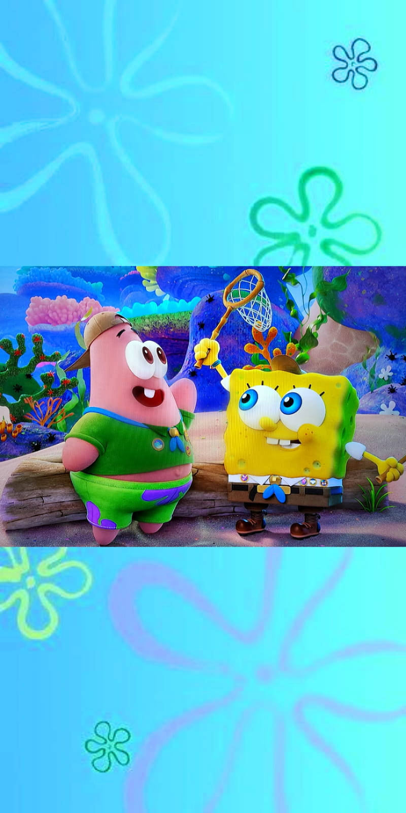 SpongeBob, Patrick, jellyfish, HD Phone Wallpaper