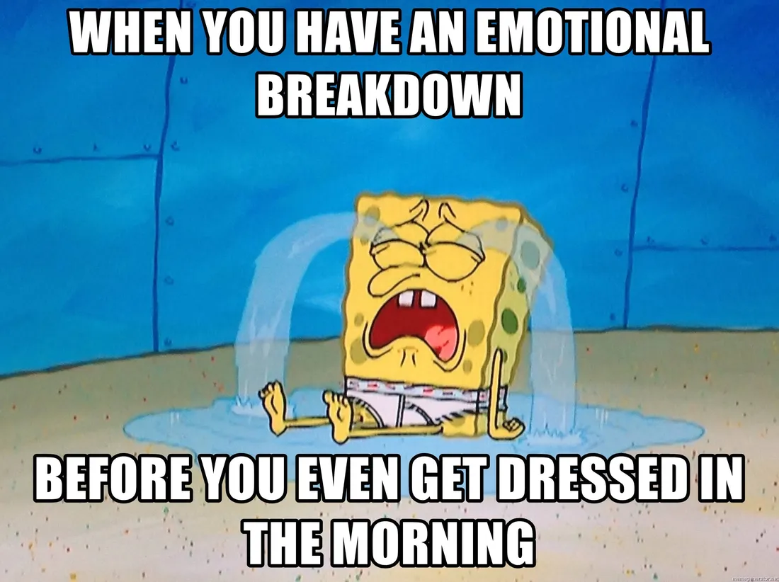 SpongeBob Crying