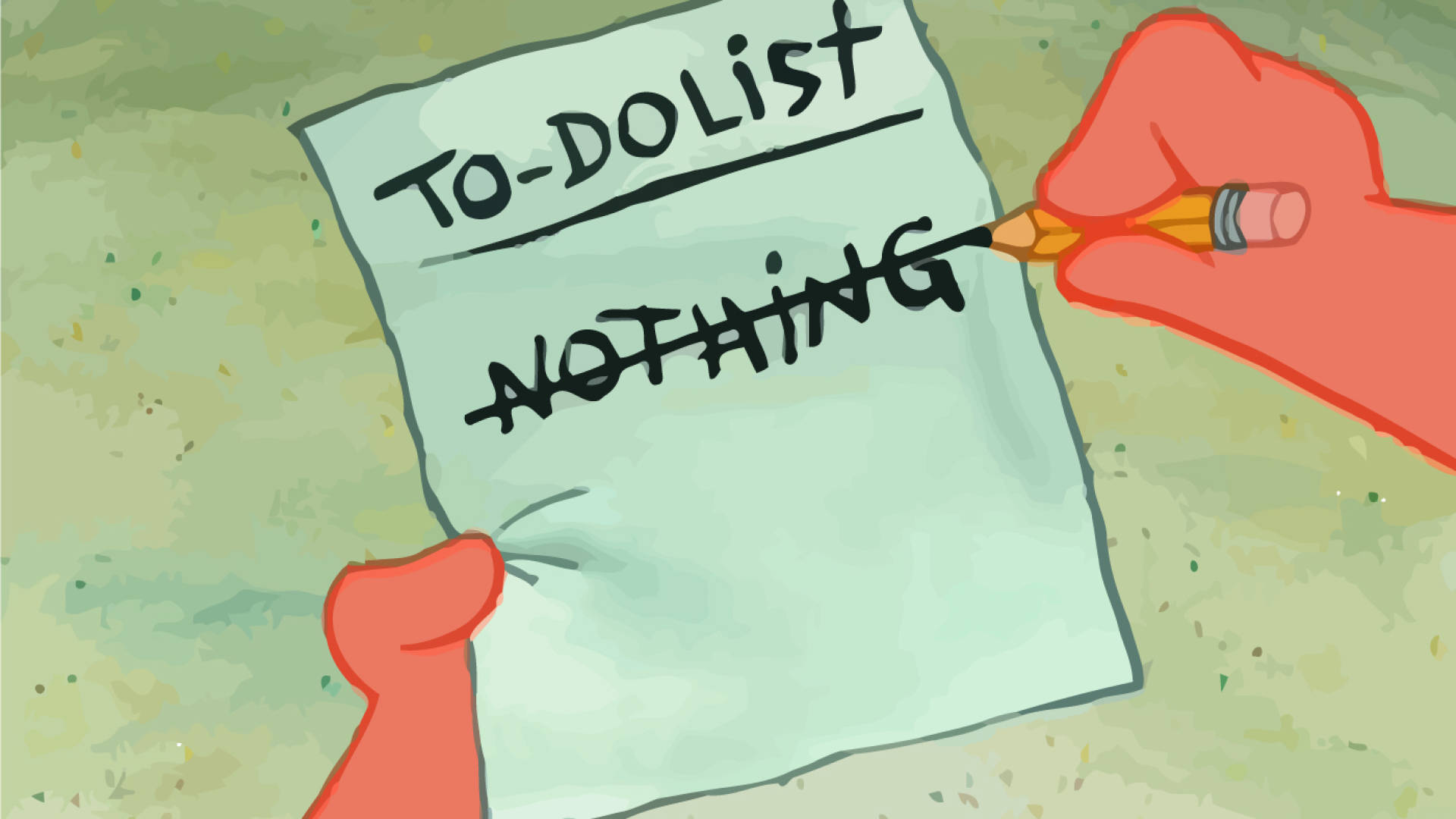 Spongebob Meme, to-do list, cartoon hand, Full HD Desktop Wallpaper