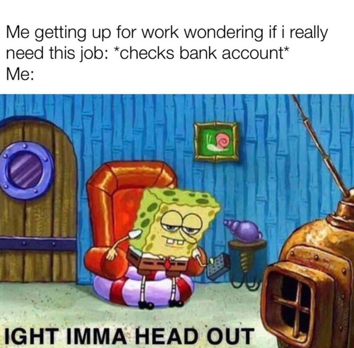 SpongeBob, red chair, bank account, SD Desktop Wallpaper