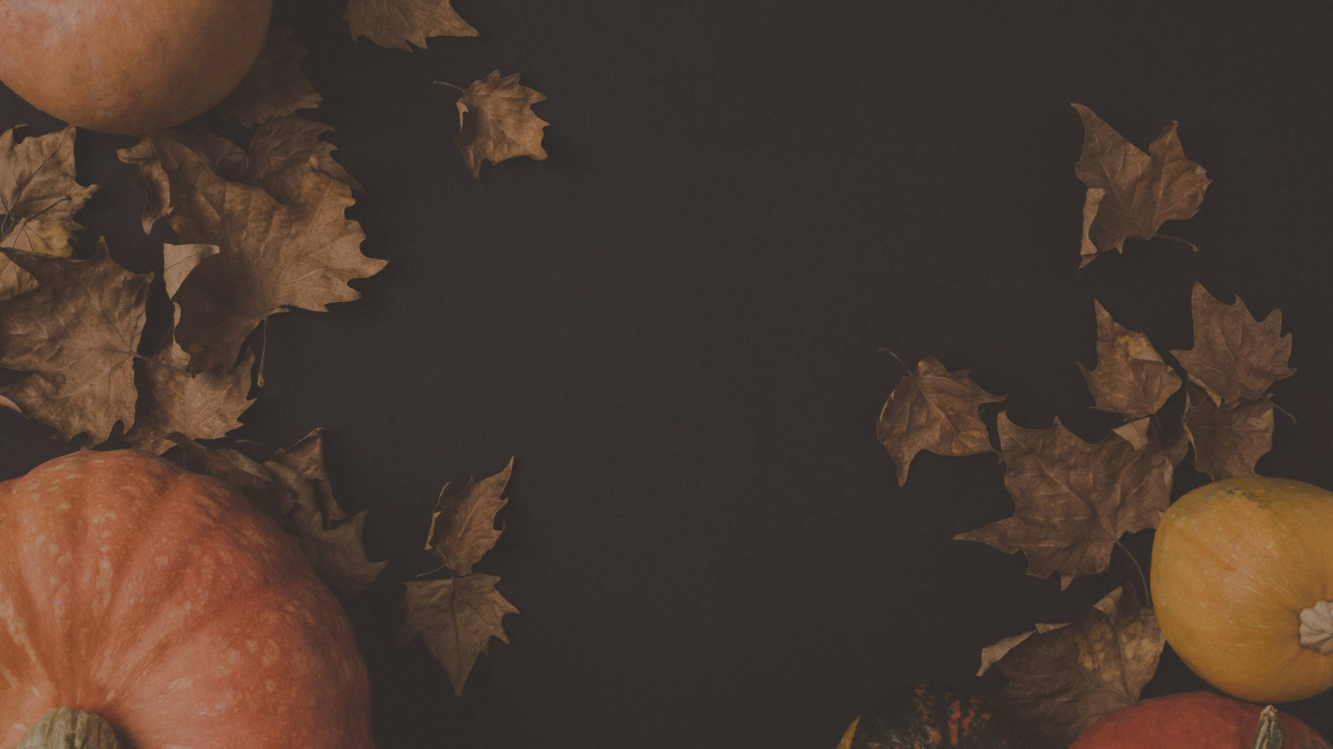 Spooky Aesthetic, Orange Pumpkins, Autumnal pumpkins, Full HD Desktop Wallpaper