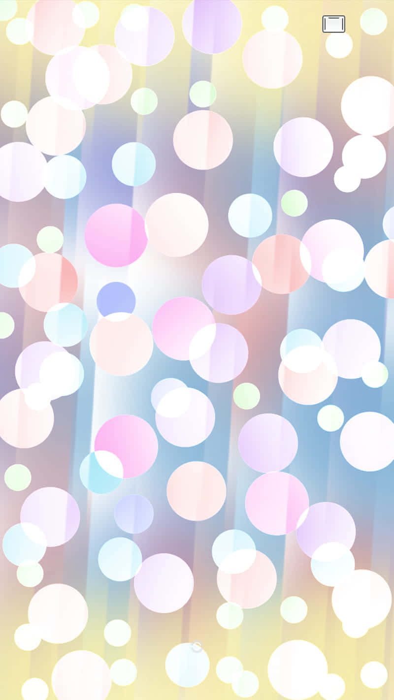 pastel rainbow iphone, pastel-colored bokeh circles, soft gradient background, HD Phone Wallpaper