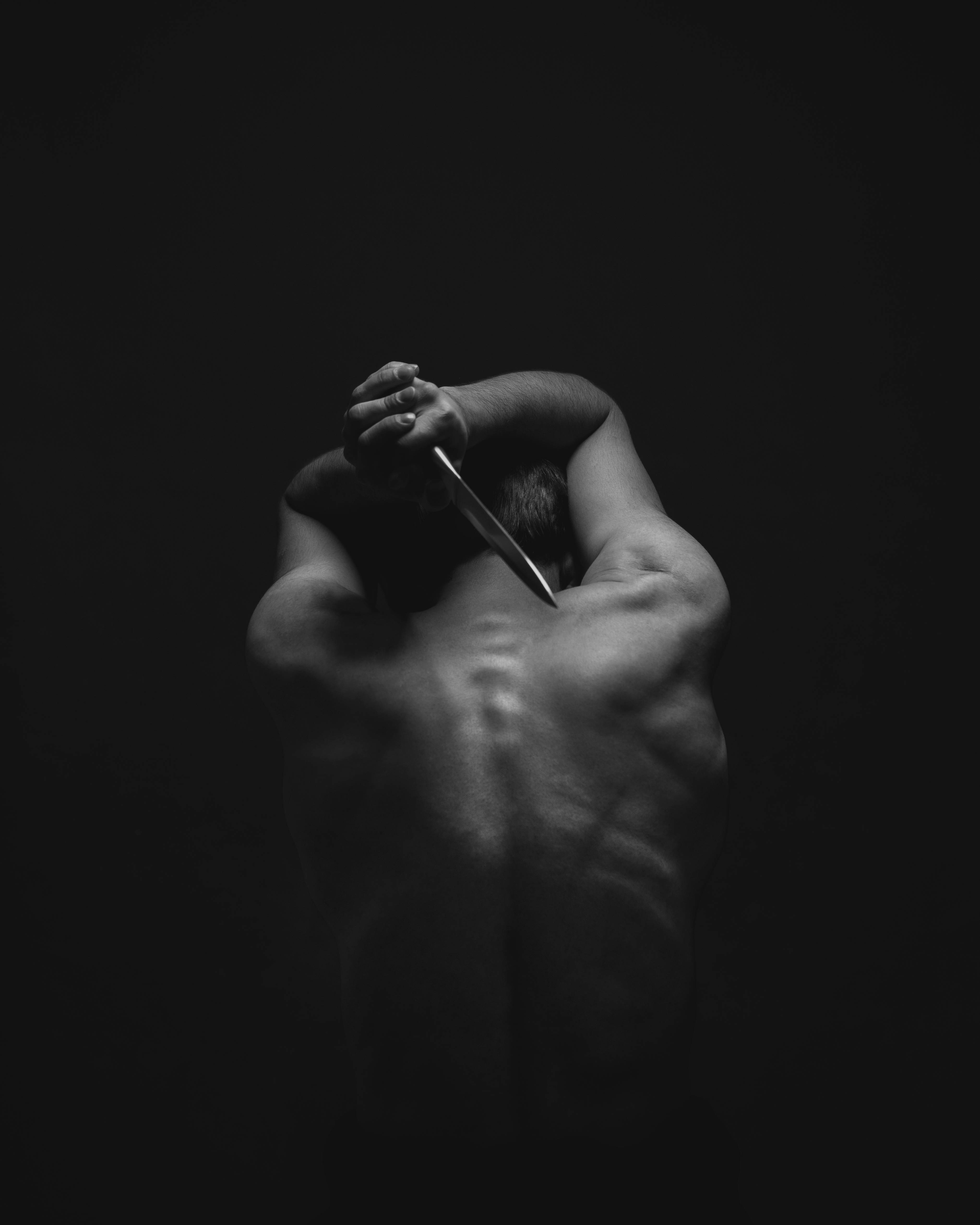 black, spooky, paranormal man, 4K Phone Wallpaper