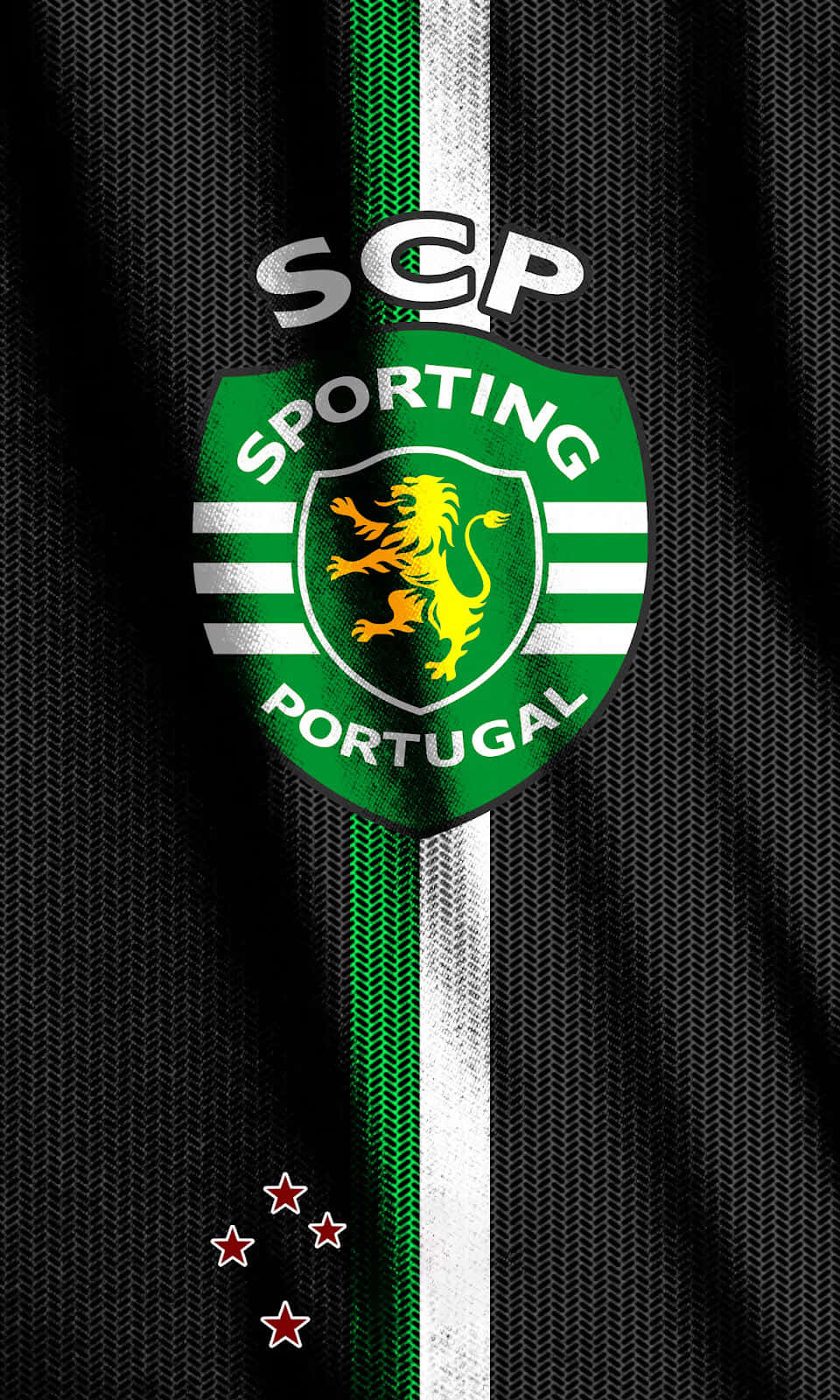 Sporting Cp, golden lion, green shield, HD Phone Wallpaper
