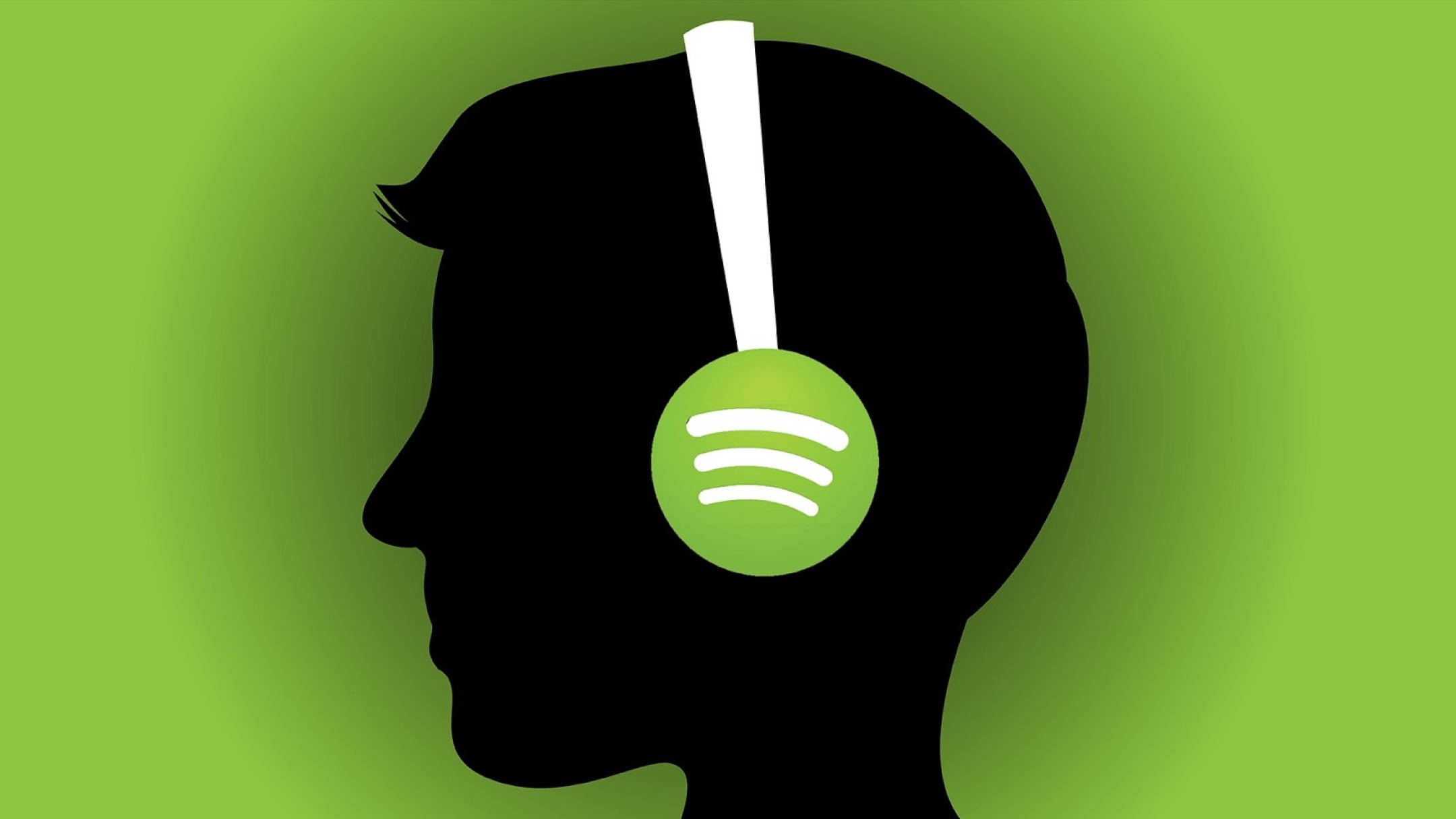 Spotify, Spotify logo, headphones, Full HD Desktop Wallpaper
