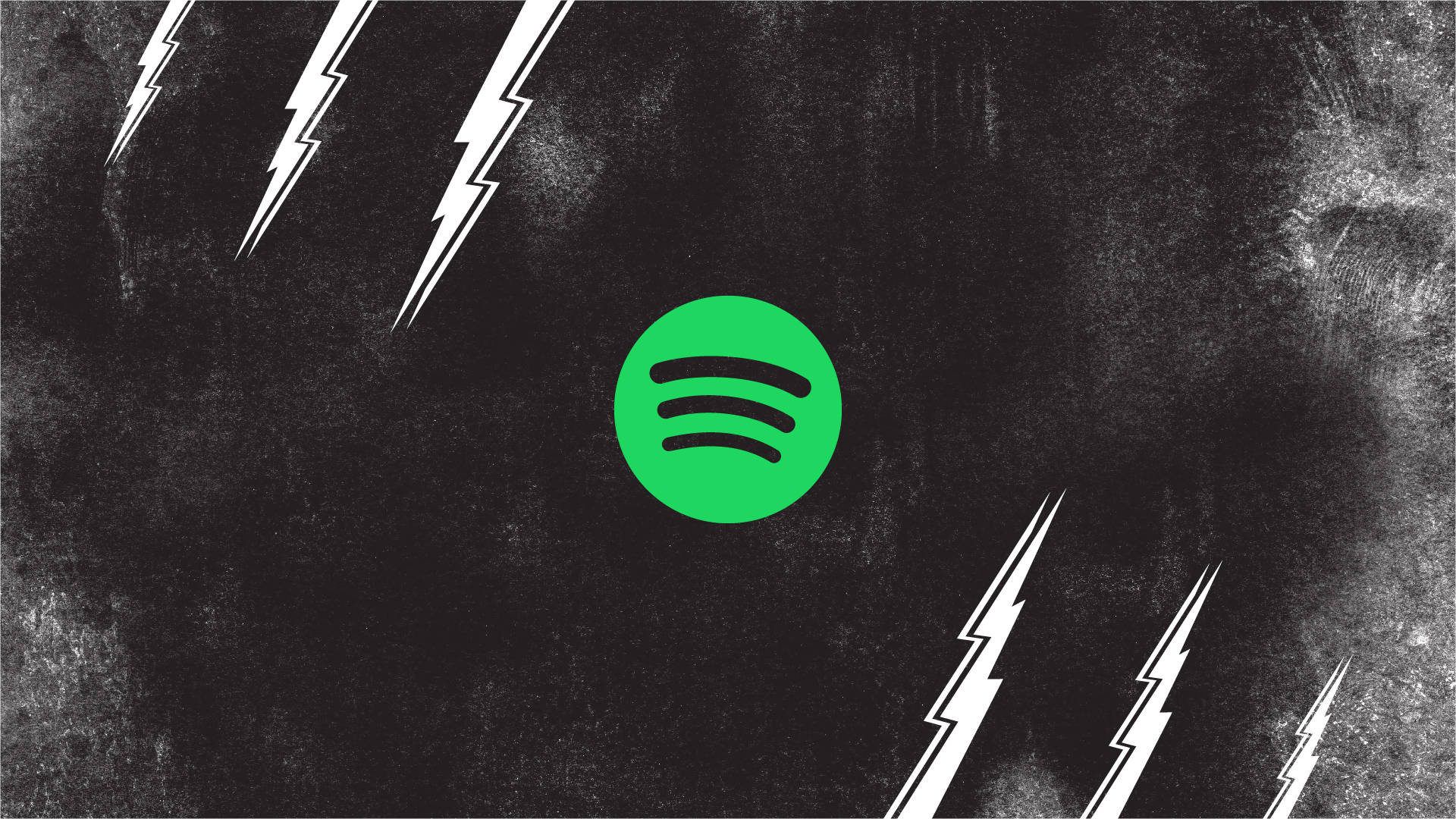 Spotify, green, black background, Full HD Desktop Wallpaper