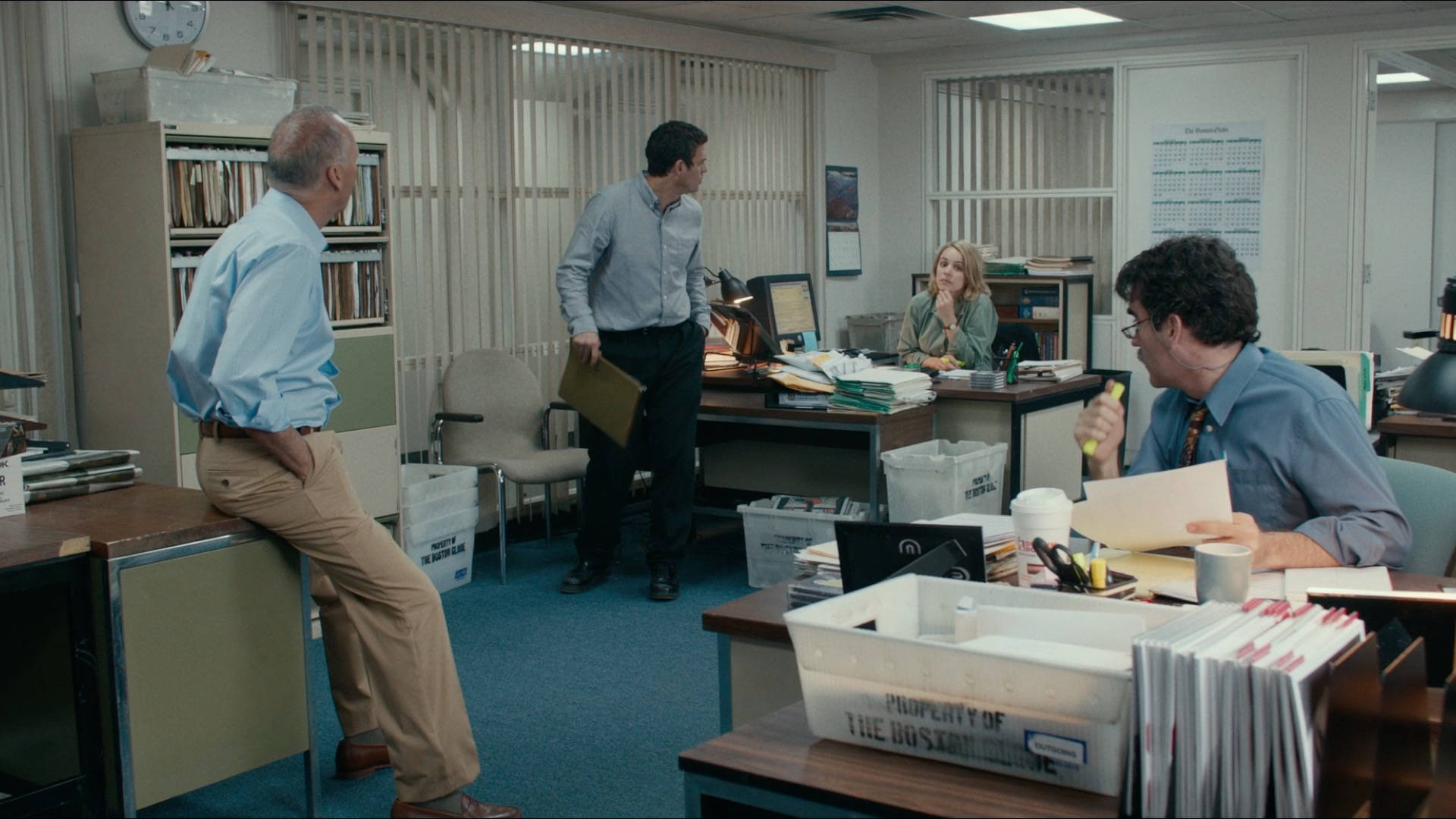 Spotlight, office, 1980s, Full HD Desktop Wallpaper