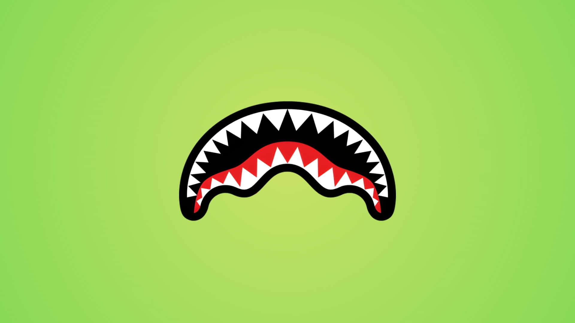 Sprayground, shark mouth logo, black jagged teeth, Full HD Desktop Wallpaper