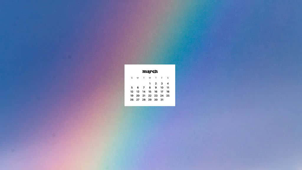 March Desktop, 1024 x 576, blue purple, SD Desktop Wallpaper