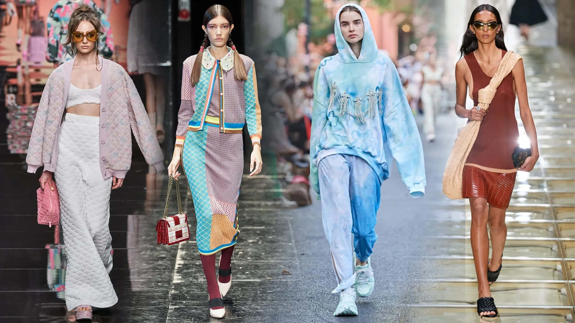 Spring Fashion, runway, avant-garde outfits, Full HD Desktop Wallpaper