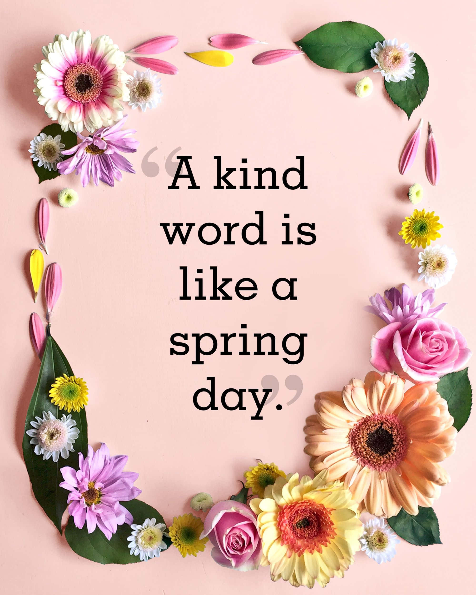 spring inspirational, pink purple yellow and white blossoms, floral wreath, Full HD Phone Wallpaper