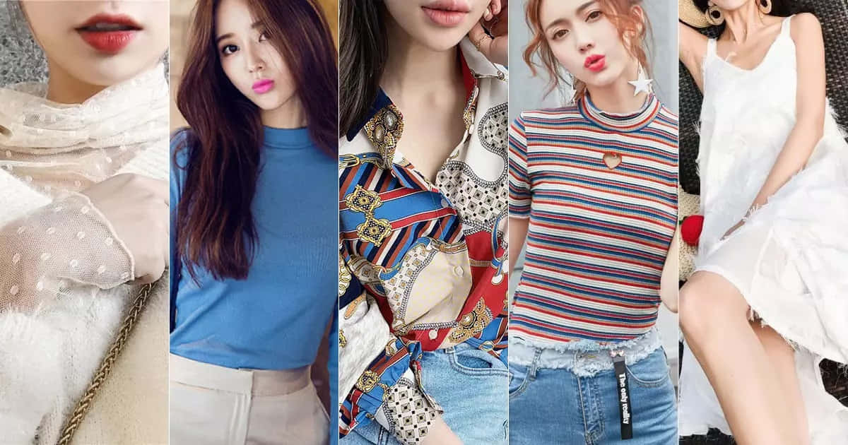 Spring Fashion Trendsetters, five stylish women, diverse outfits, SD Desktop Wallpaper