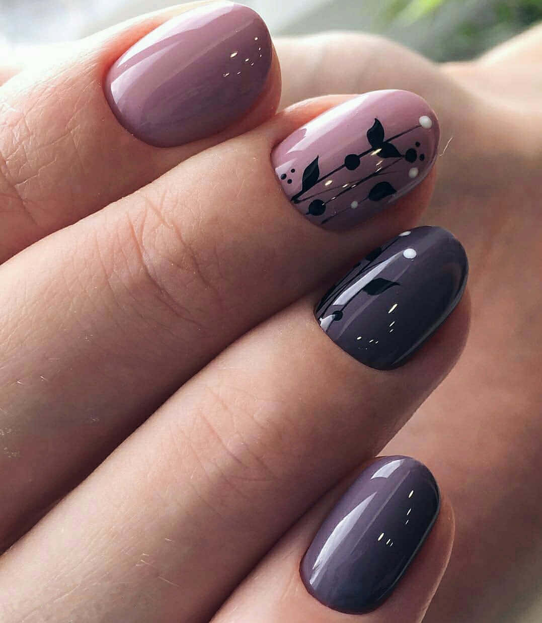 Spring Nails, glossy, lavender, SD Phone Wallpaper
