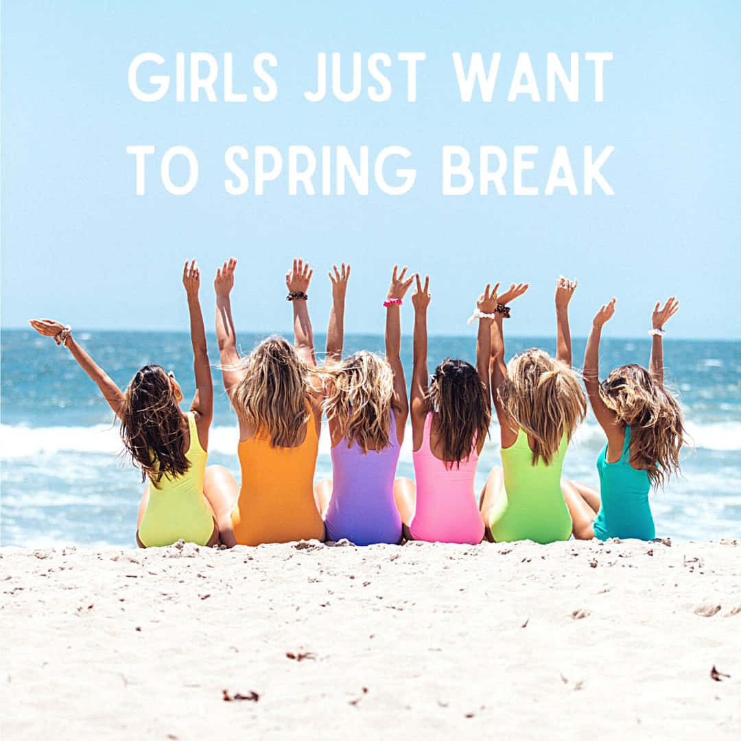 Spring Vacation, beach, sunny, SD Desktop Wallpaper