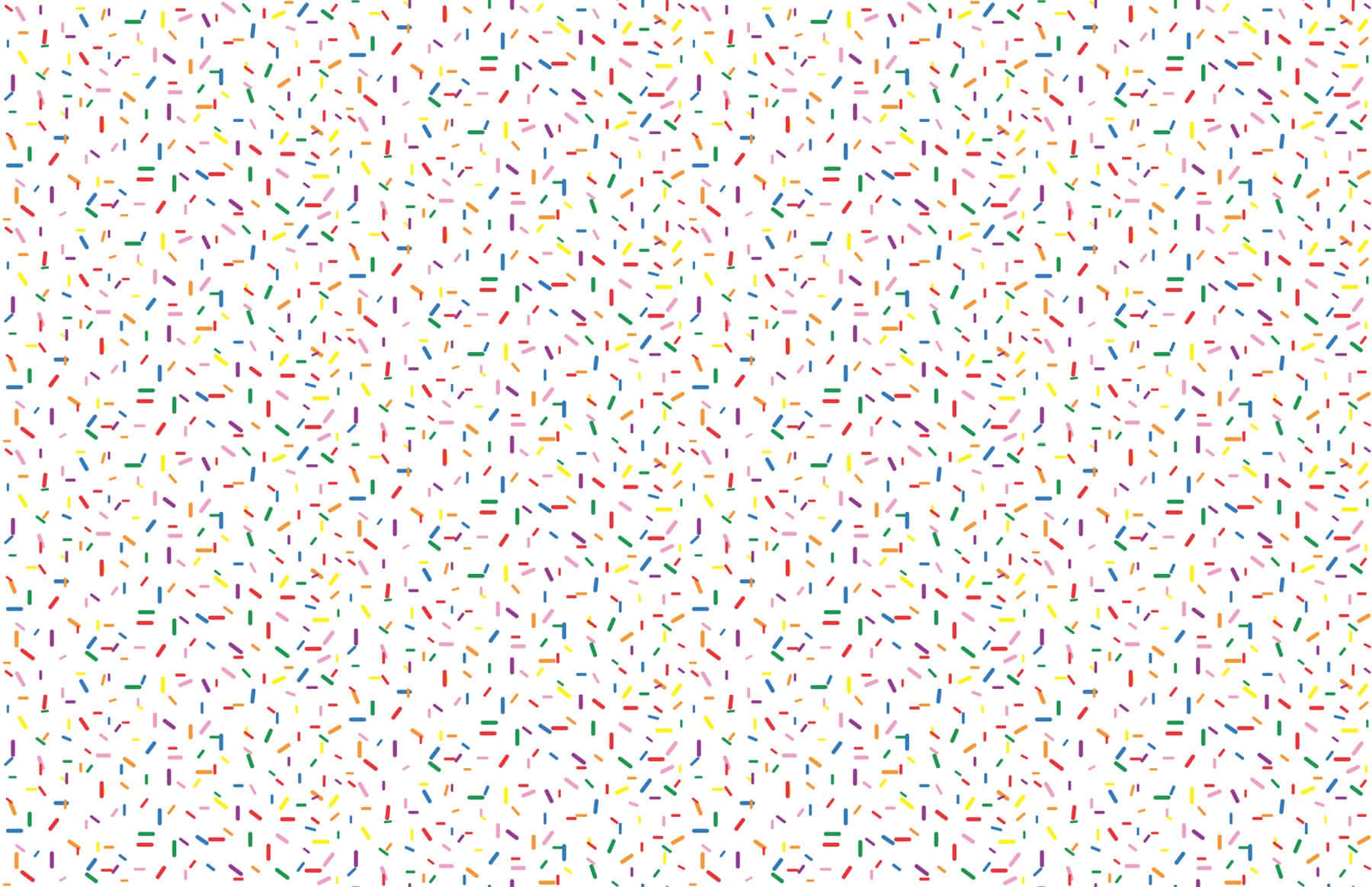 colorful sprinkles pattern, multicolored confetti, white background, HD Desktop Wallpaper