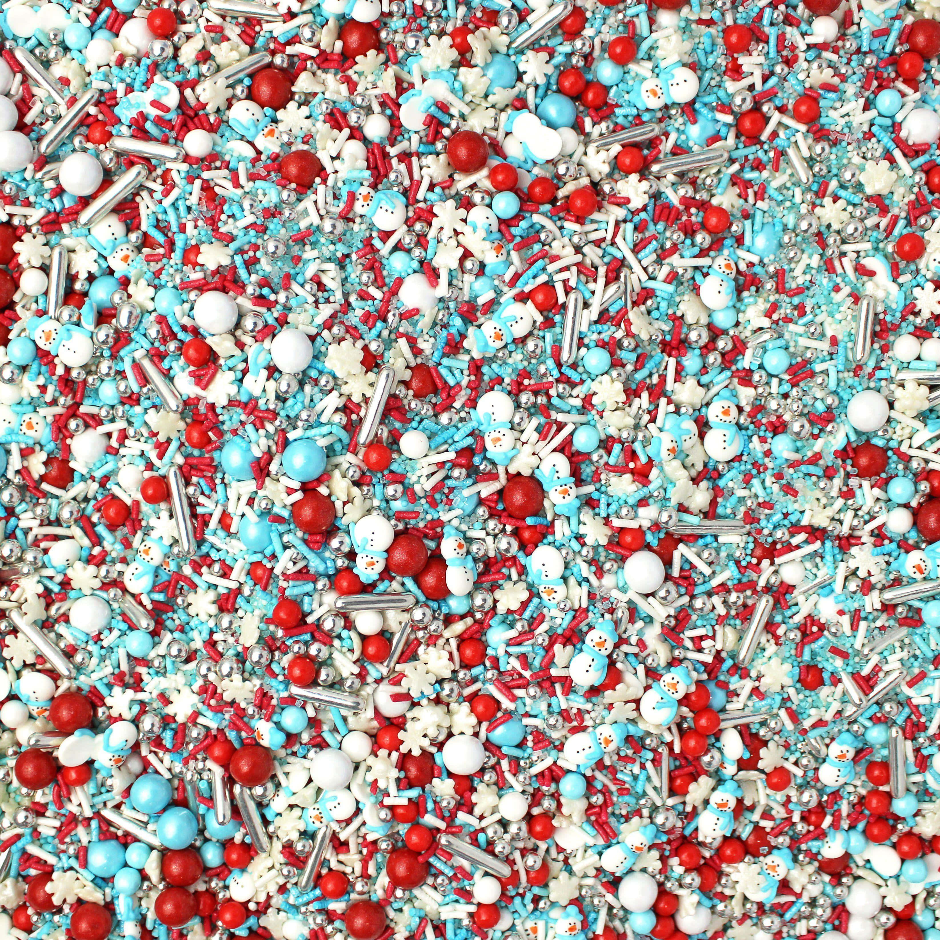 red, blue, white, 2K Desktop Wallpaper