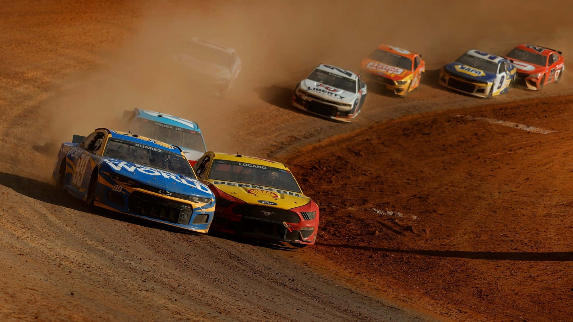 Sprint Car Racing, dusty dirt track, reddish-brown mud, Full HD Desktop Wallpaper