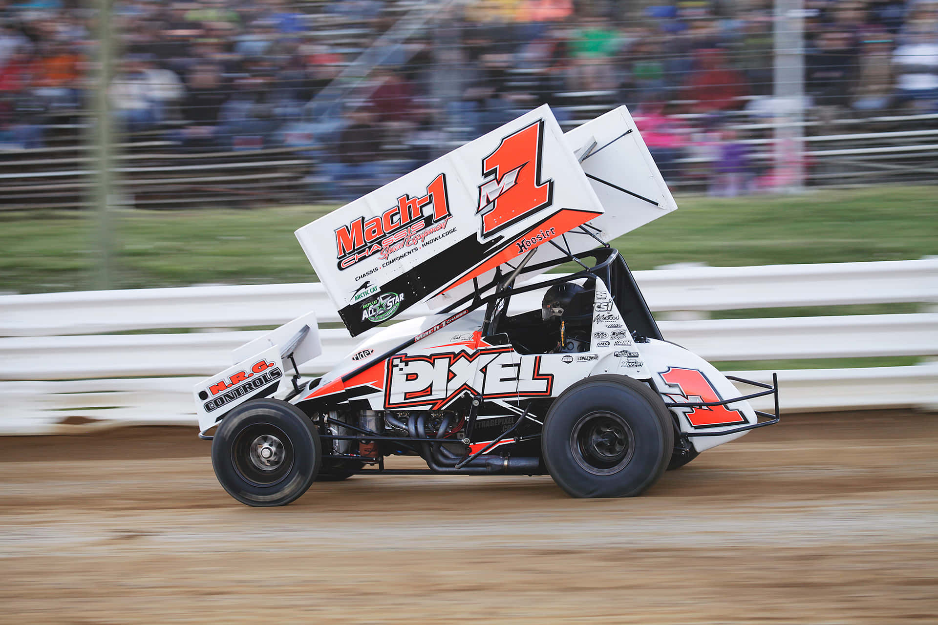 sprint car racing, dirt track, dirt car, Full HD Desktop Wallpaper