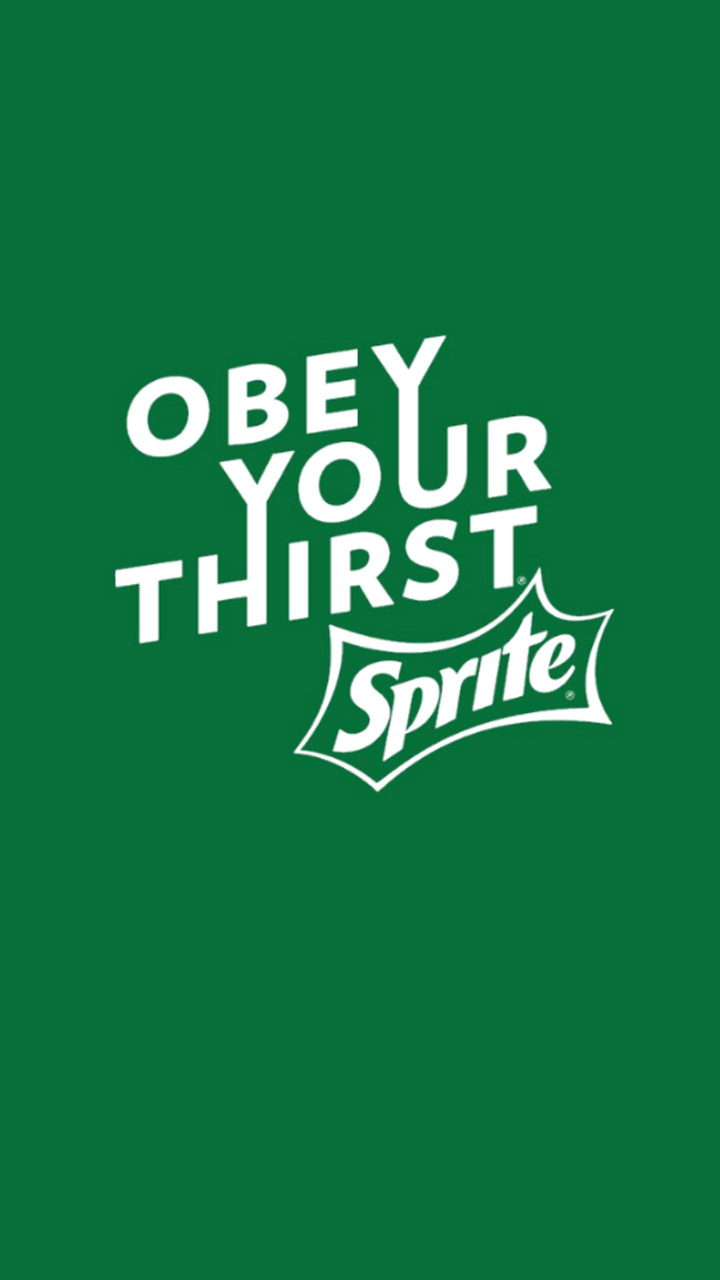 Sprite, OBEY YOUR THIRST, white, 2K Phone Wallpaper