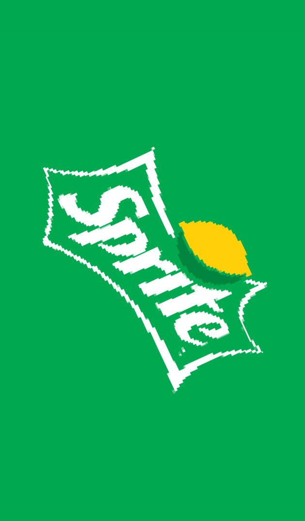 Sprite, logo, lemon slice, SD Phone Wallpaper