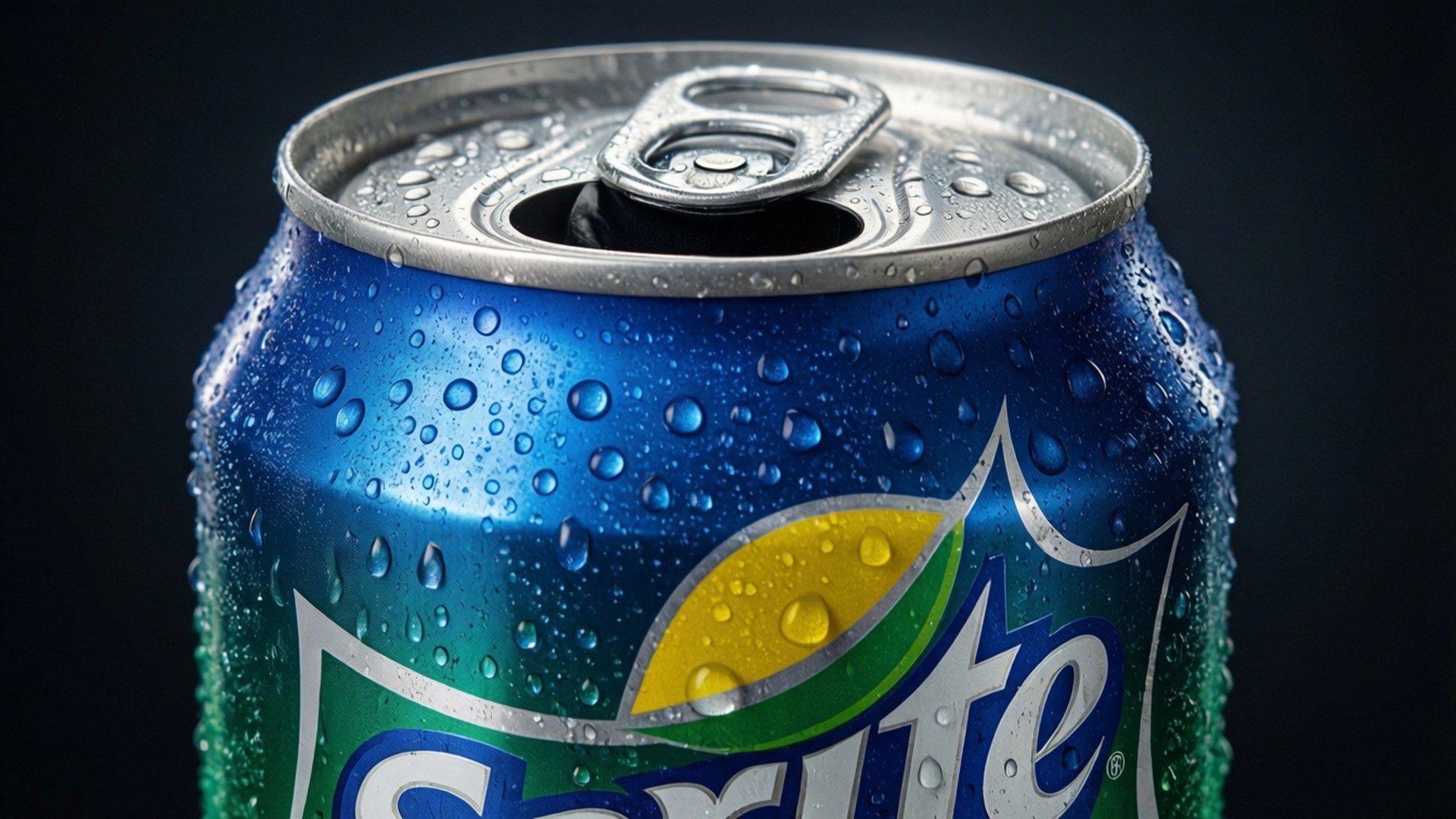 Sprite, cold Sprite can, condensation, Full HD Desktop Wallpaper