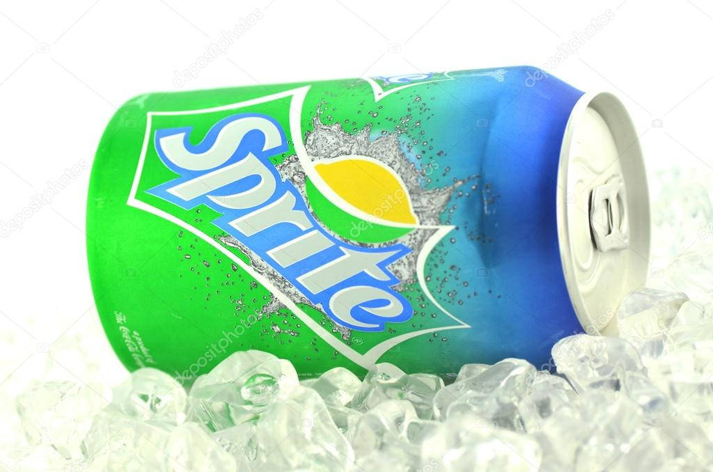 Sprite, chilled Sprite can, condensation, SD Desktop Wallpaper