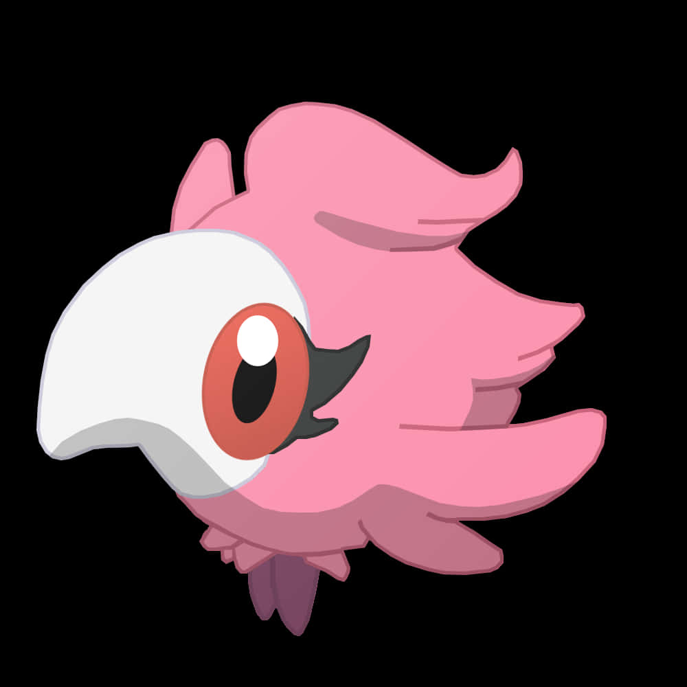 Vibrant Pink Spritzee, Spritzee, pink cartoon bird, SD Desktop Wallpaper
