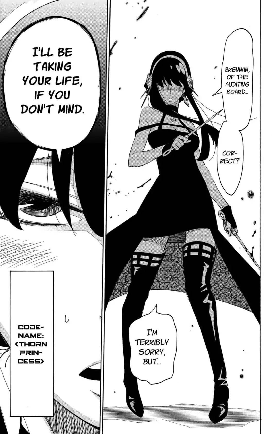 Spy X Family, manga panel, woman in a dark dress, HD Phone Wallpaper