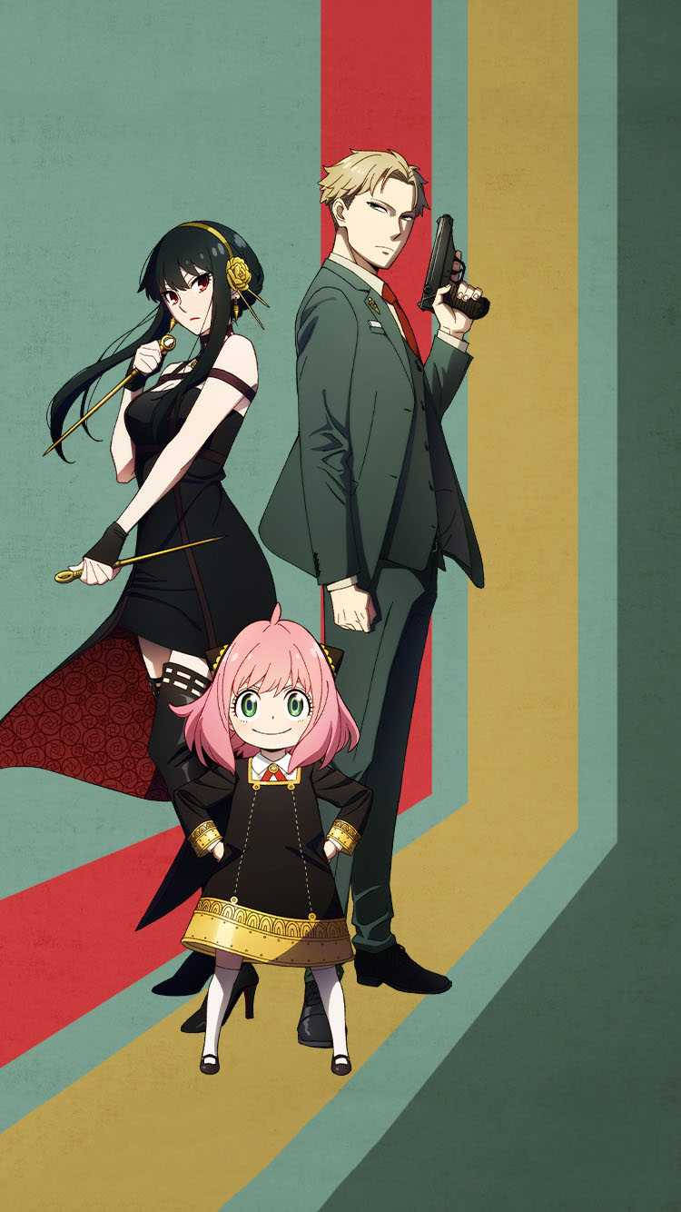 Spy X Family, anime characters, weapons, HD Phone Wallpaper