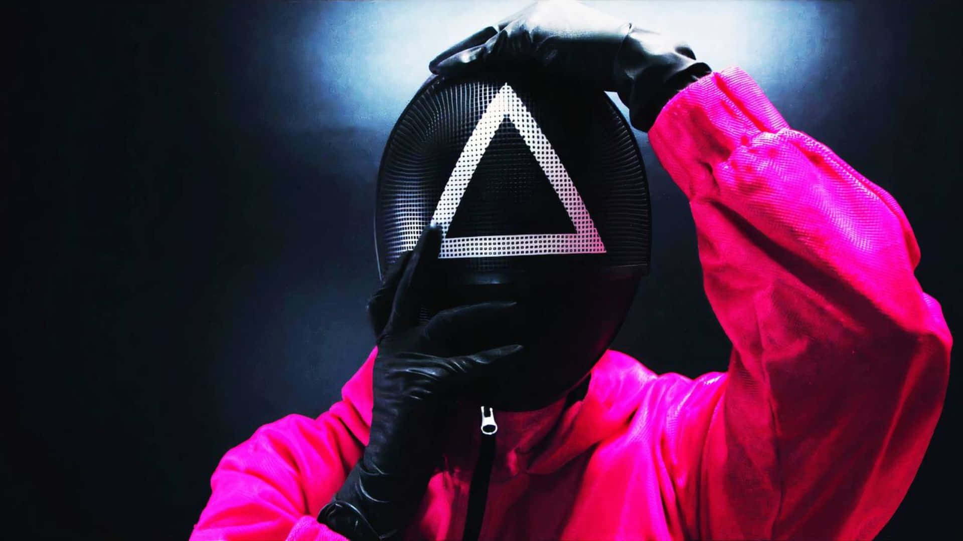 Squid Game Season 3, bright pink jumpsuit, black gloves, Full HD Desktop Wallpaper