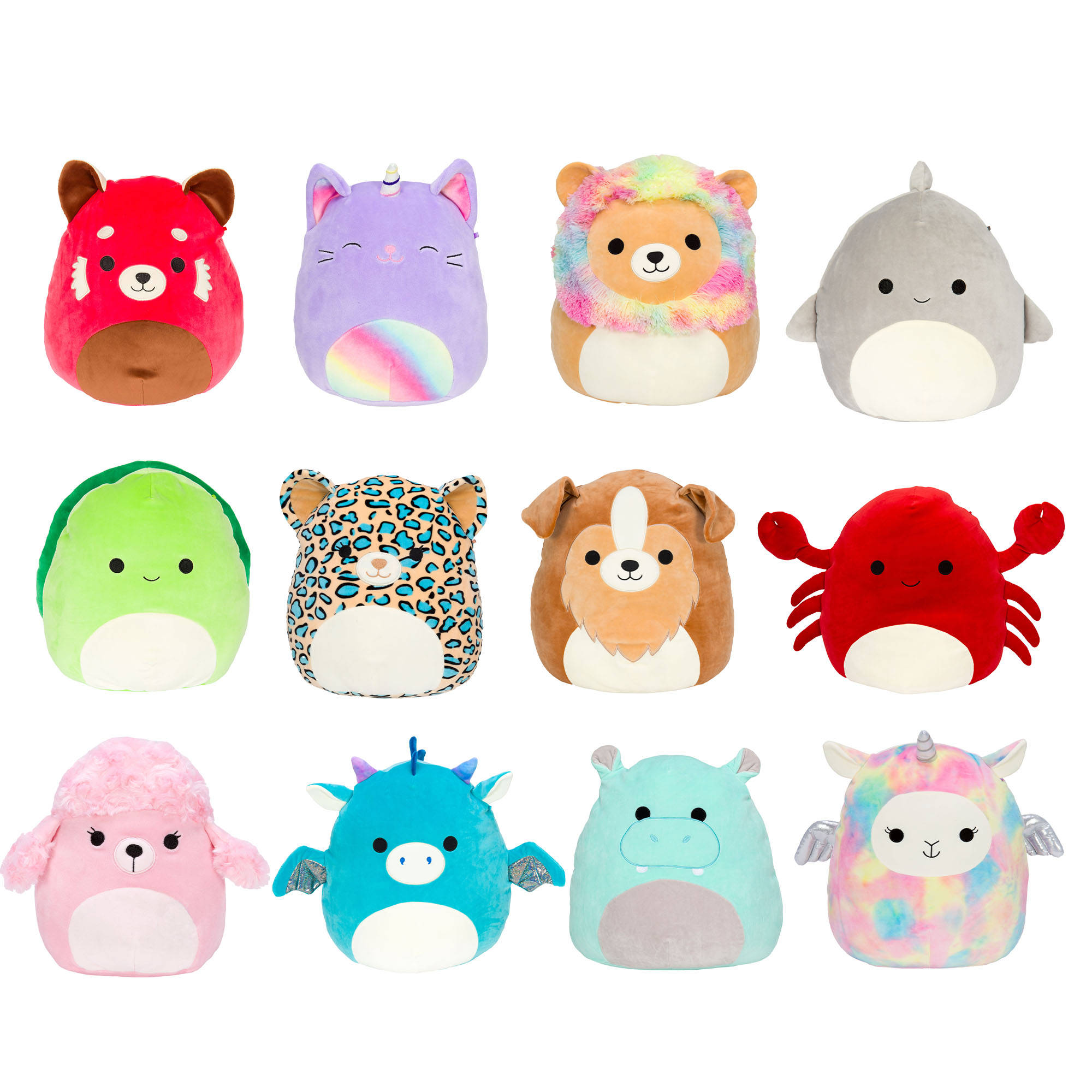 Squishmallows, plush, white, Full HD Desktop Wallpaper