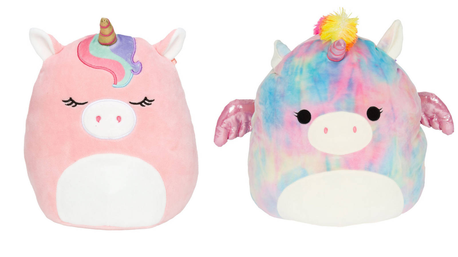 Squishmallows, unicorn, pink, HD Desktop Wallpaper