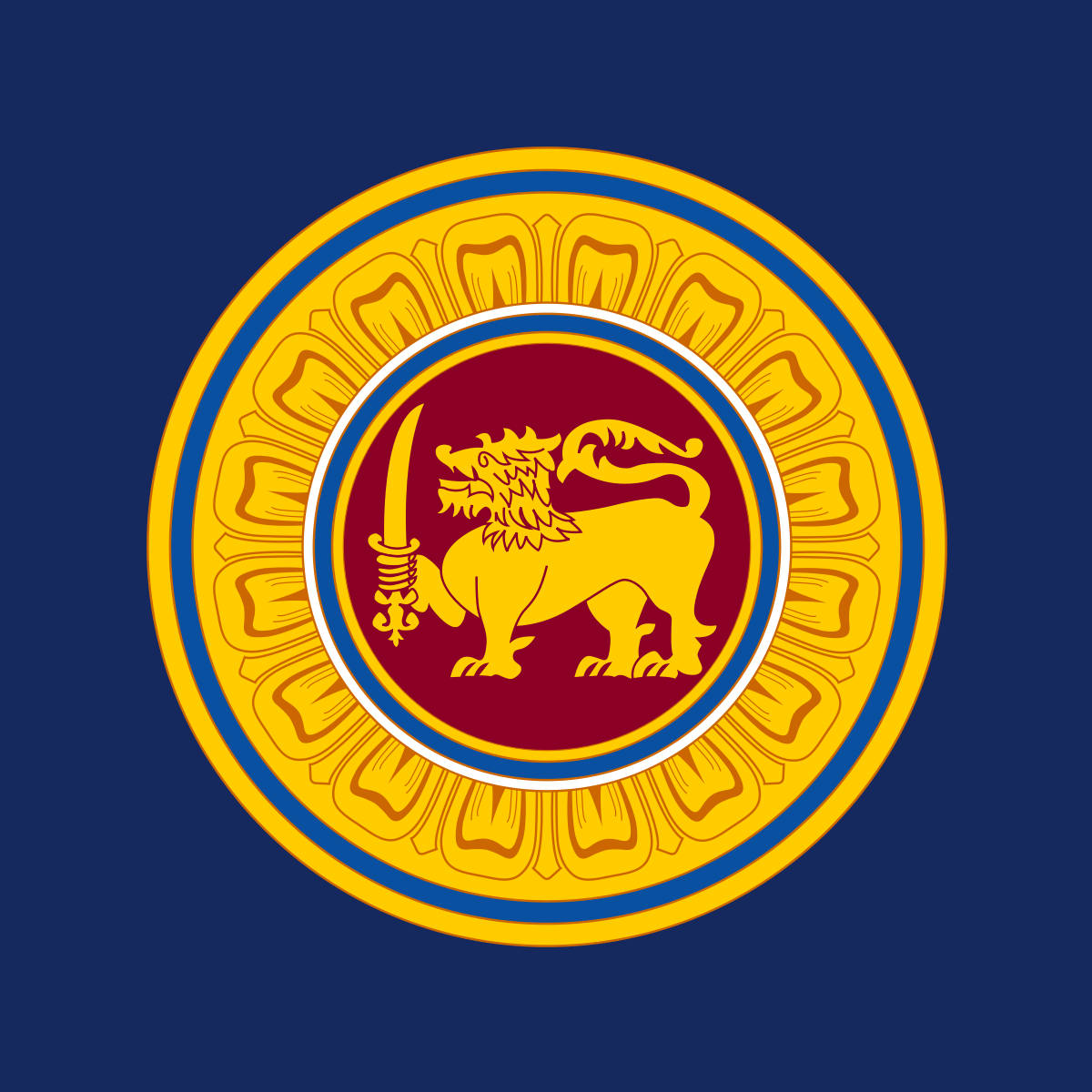 Sri Lanka Cricket, golden lion, sword, SD Desktop Wallpaper