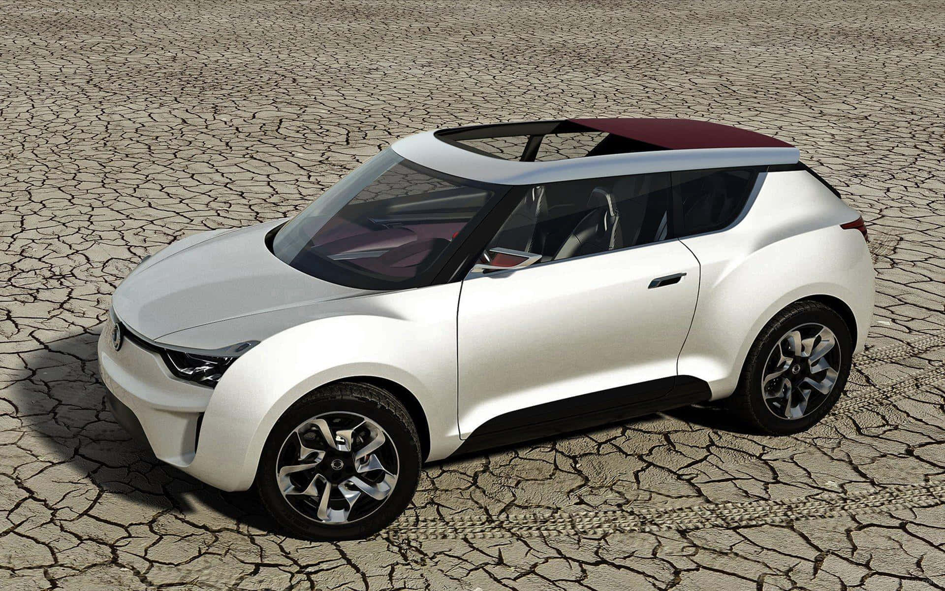 SsangYong, SUV, white, Full HD Desktop Wallpaper