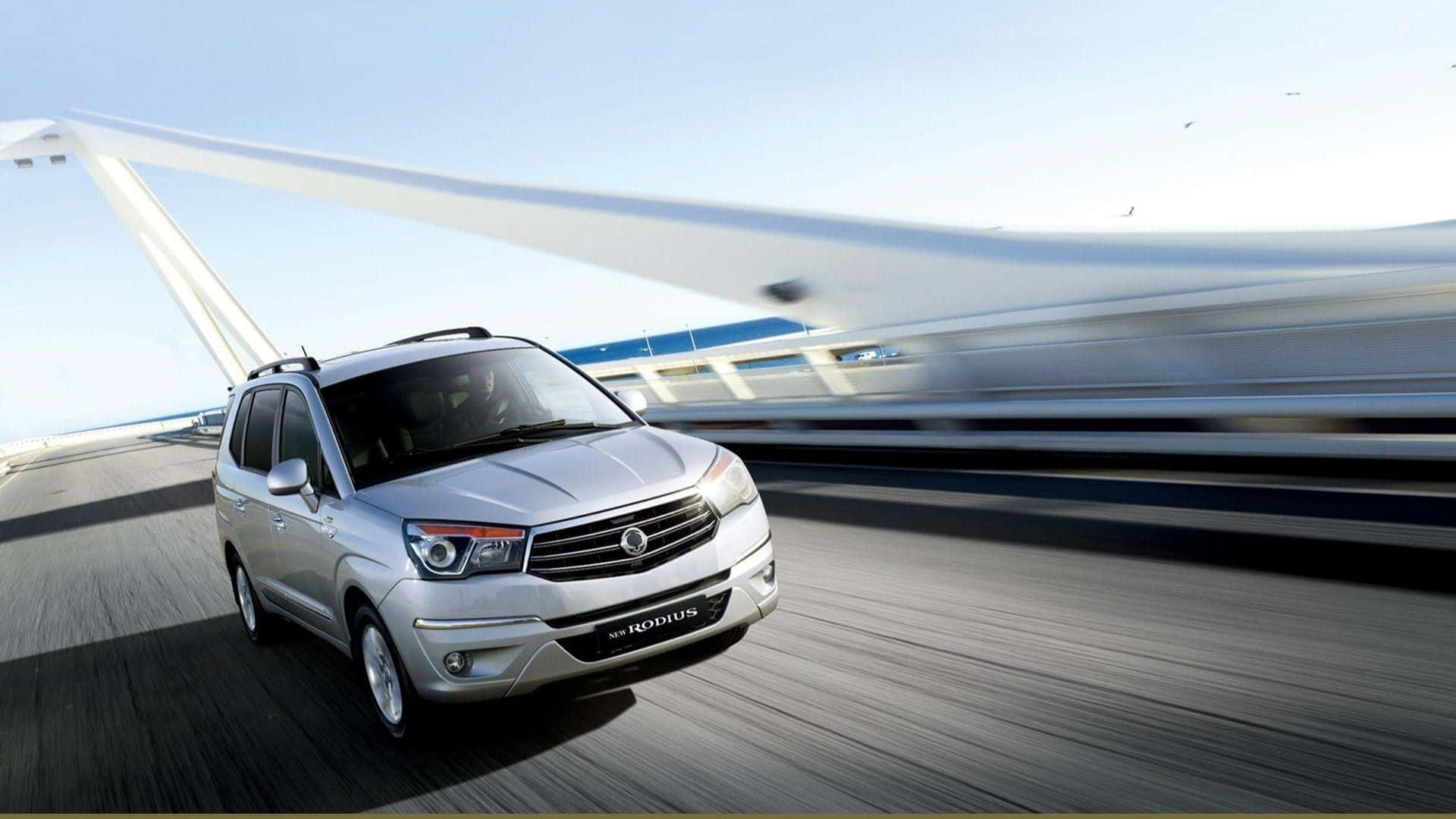 Ssangyong, SUV, silver, Full HD Desktop Wallpaper