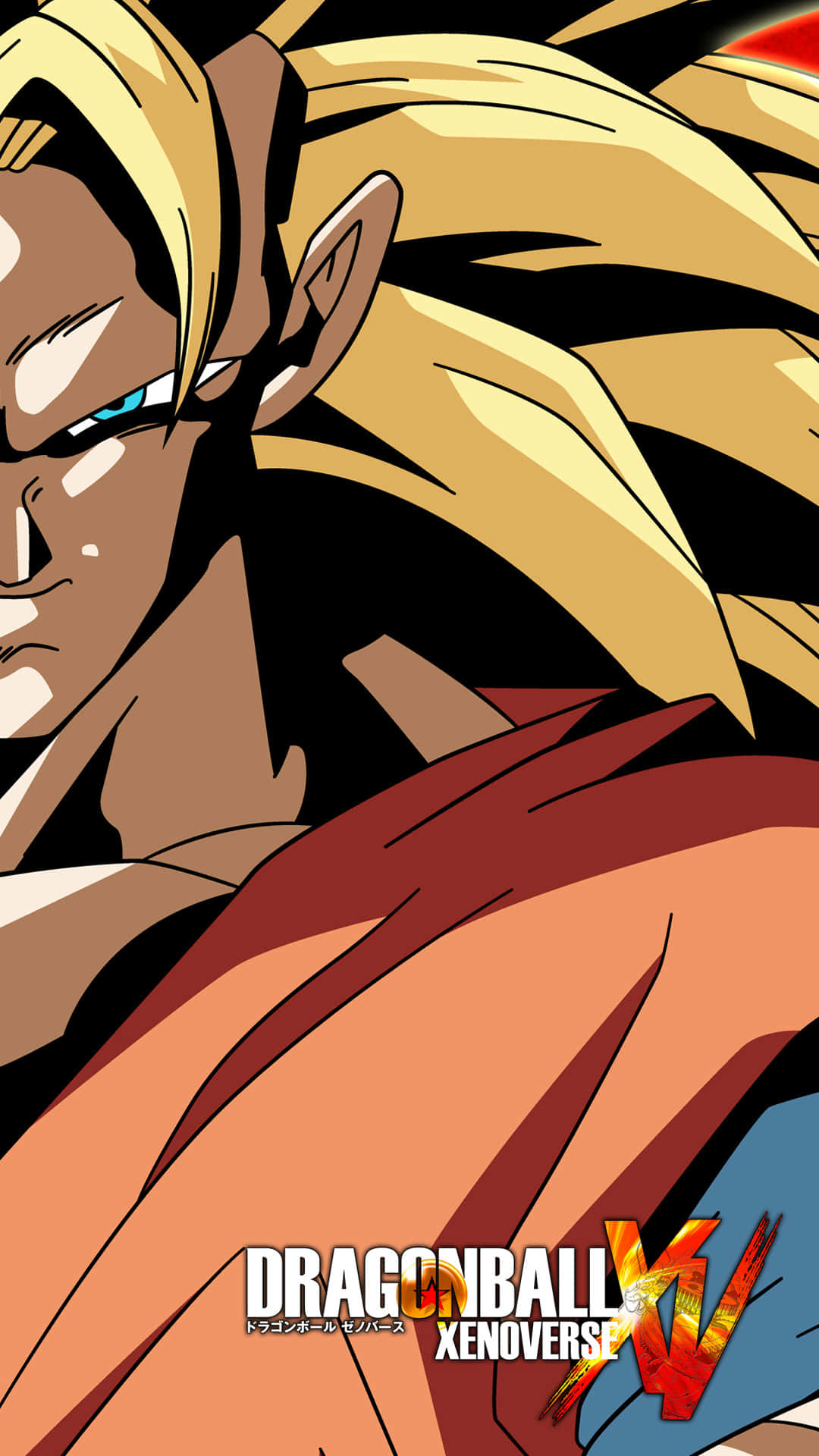 SSJ3, golden hair, blue eyes, Full HD Phone Wallpaper