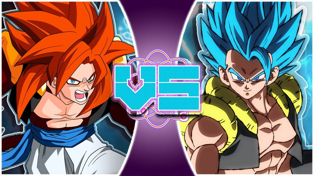 Ssj4 Gogeta, anime warriors, glowing energy, HD Desktop Wallpaper