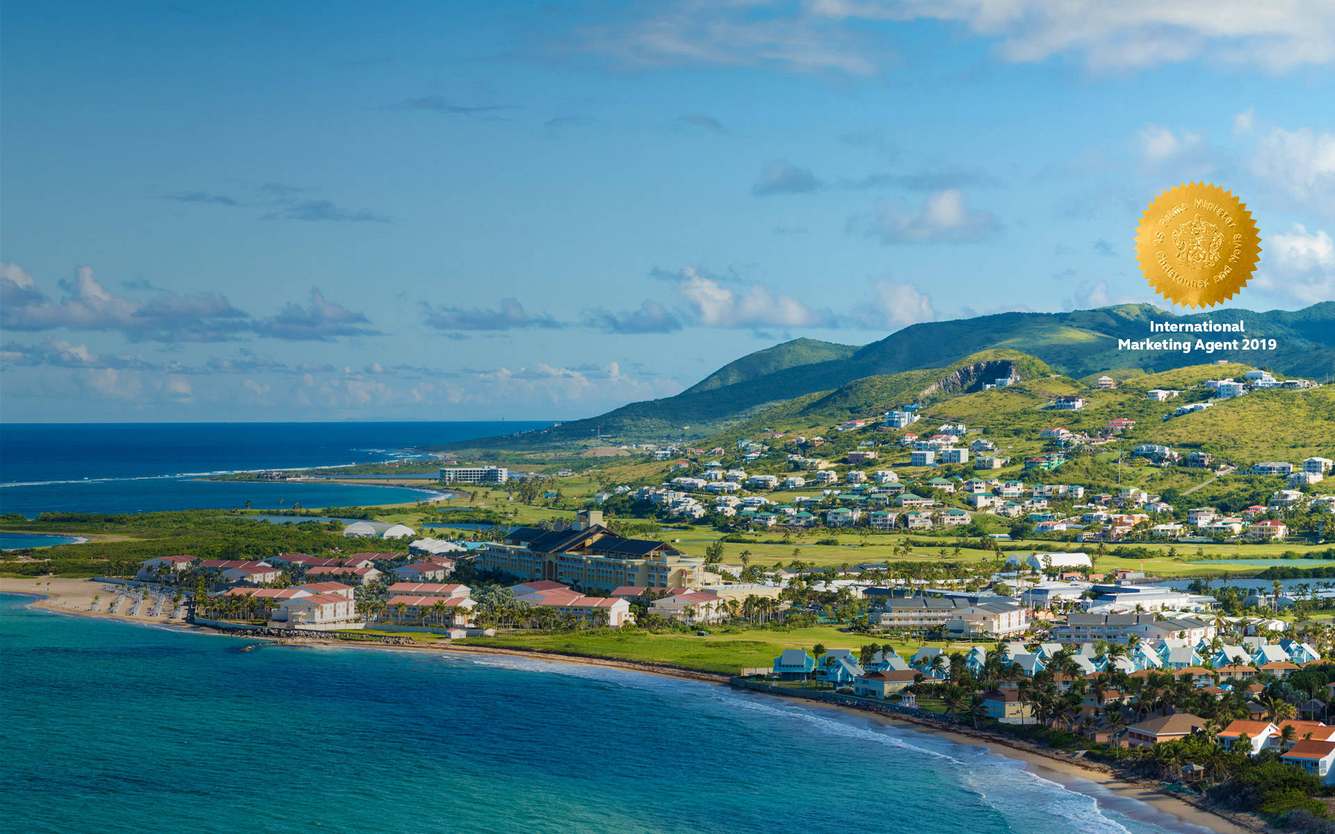 St Kitts And Nevis, coast, turquoise waters, Full HD Desktop Wallpaper