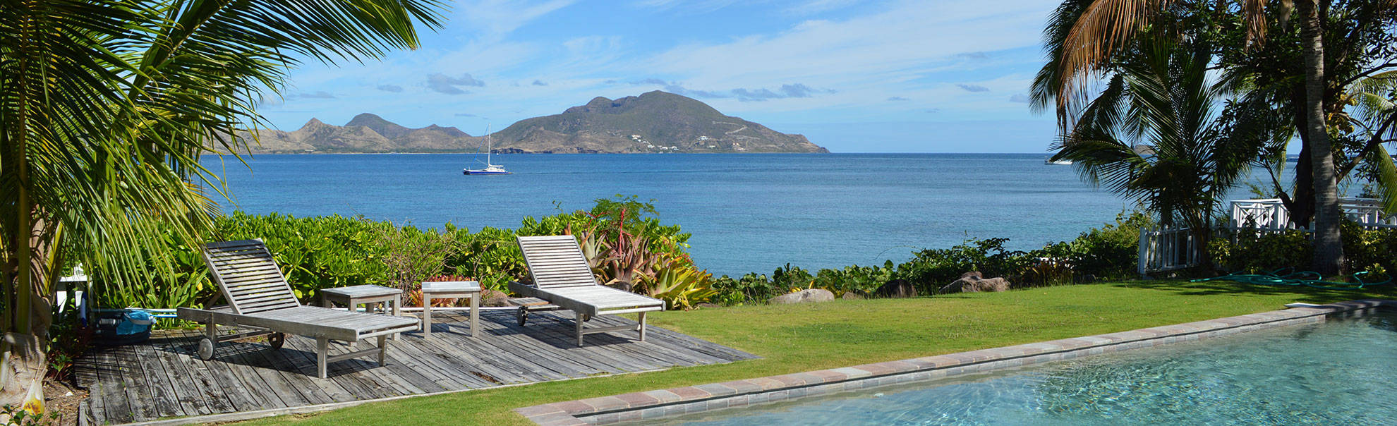 St Kitts And Nevis, pool resort, turquoise waters, Full HD Desktop Wallpaper