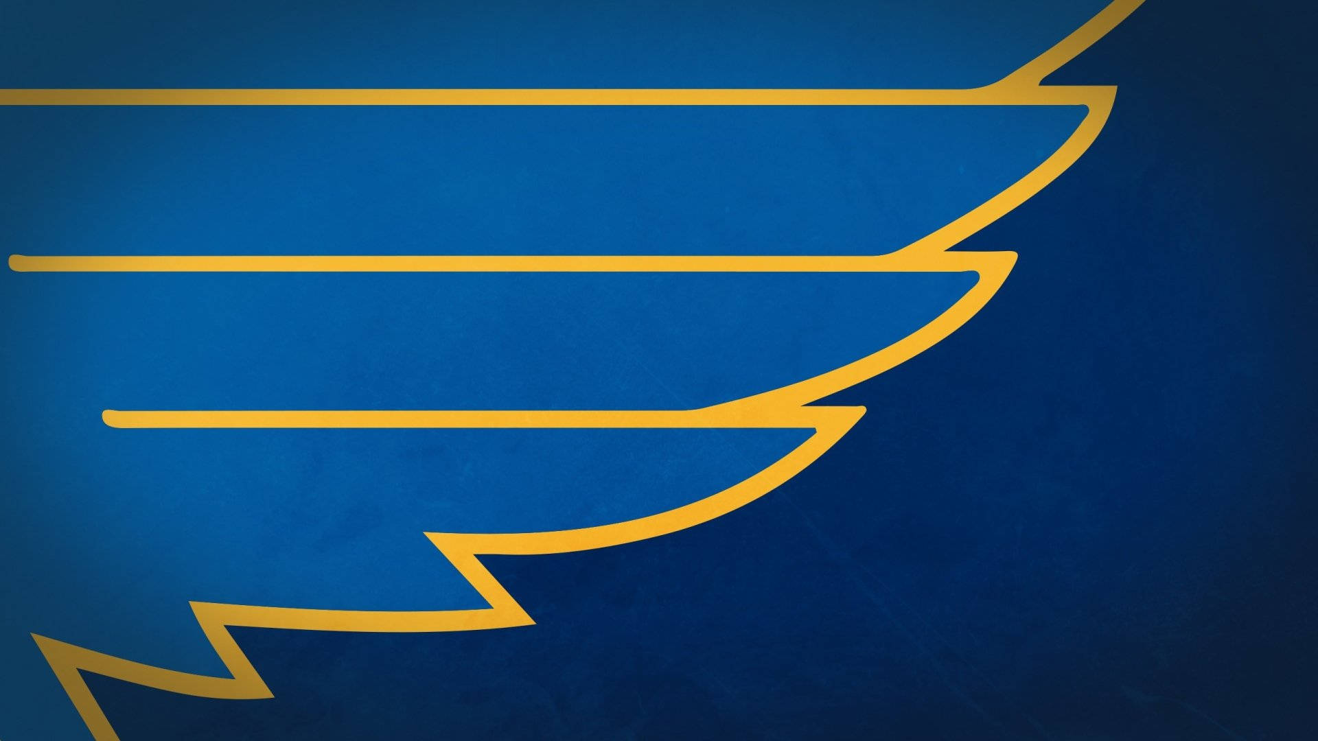 St Louis Blues, wings logo, golden wing outline, Full HD Desktop Wallpaper