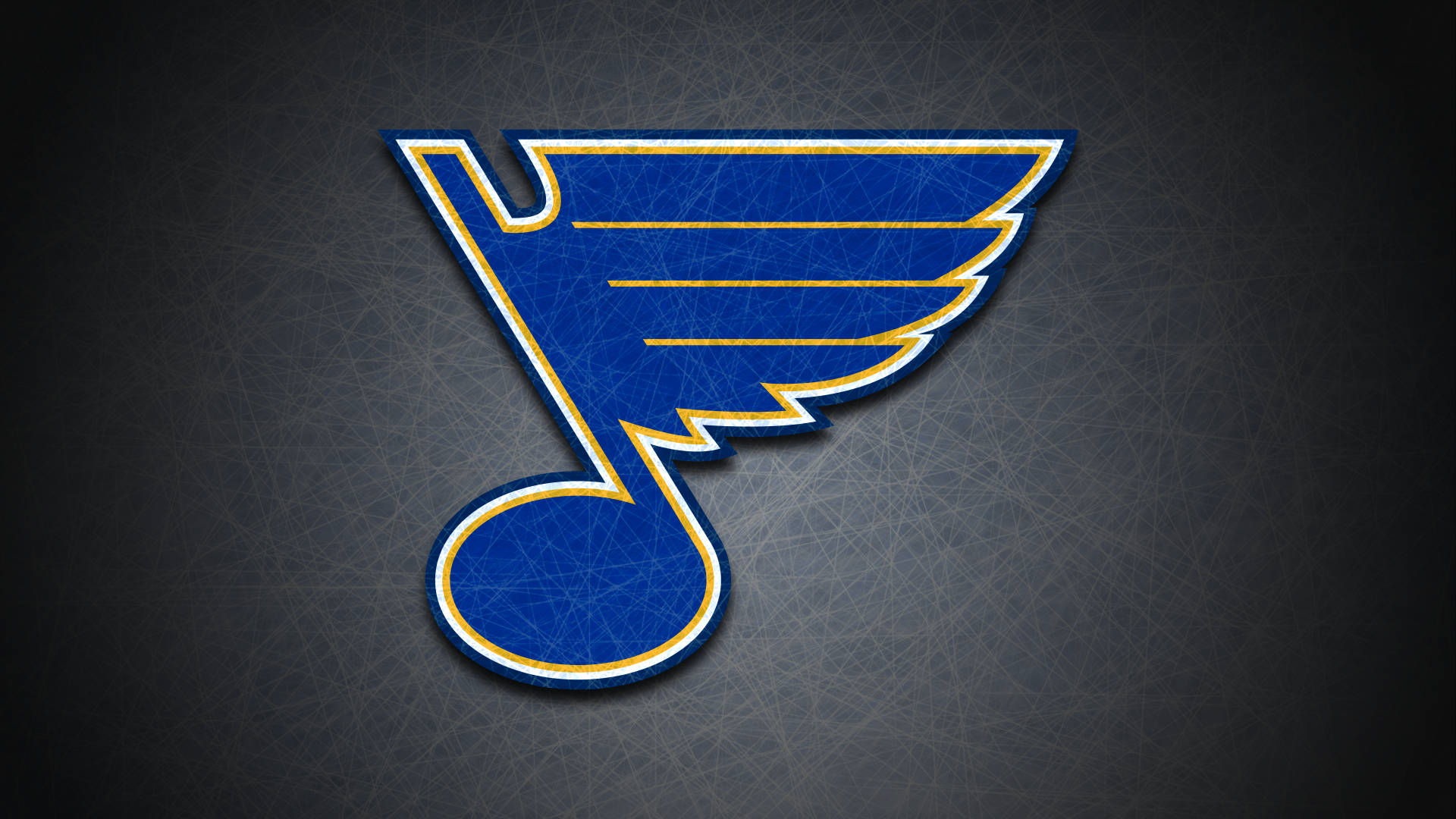 St. Louis Blues, blue and gold, hockey stick wings, Full HD Desktop Wallpaper
