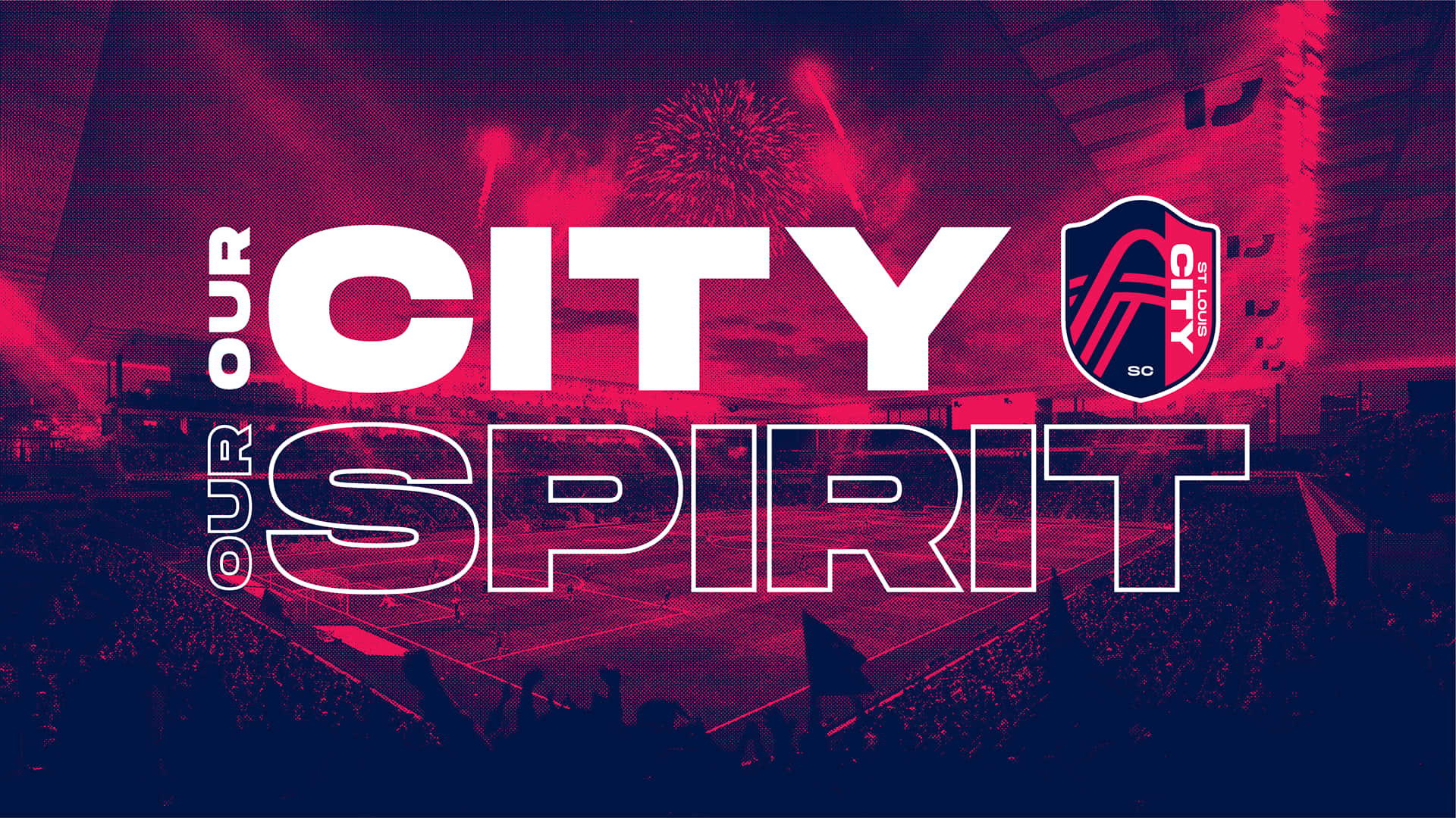 St Louis City SC, Our City Our Spirit, stadium scene, Full HD Desktop Wallpaper