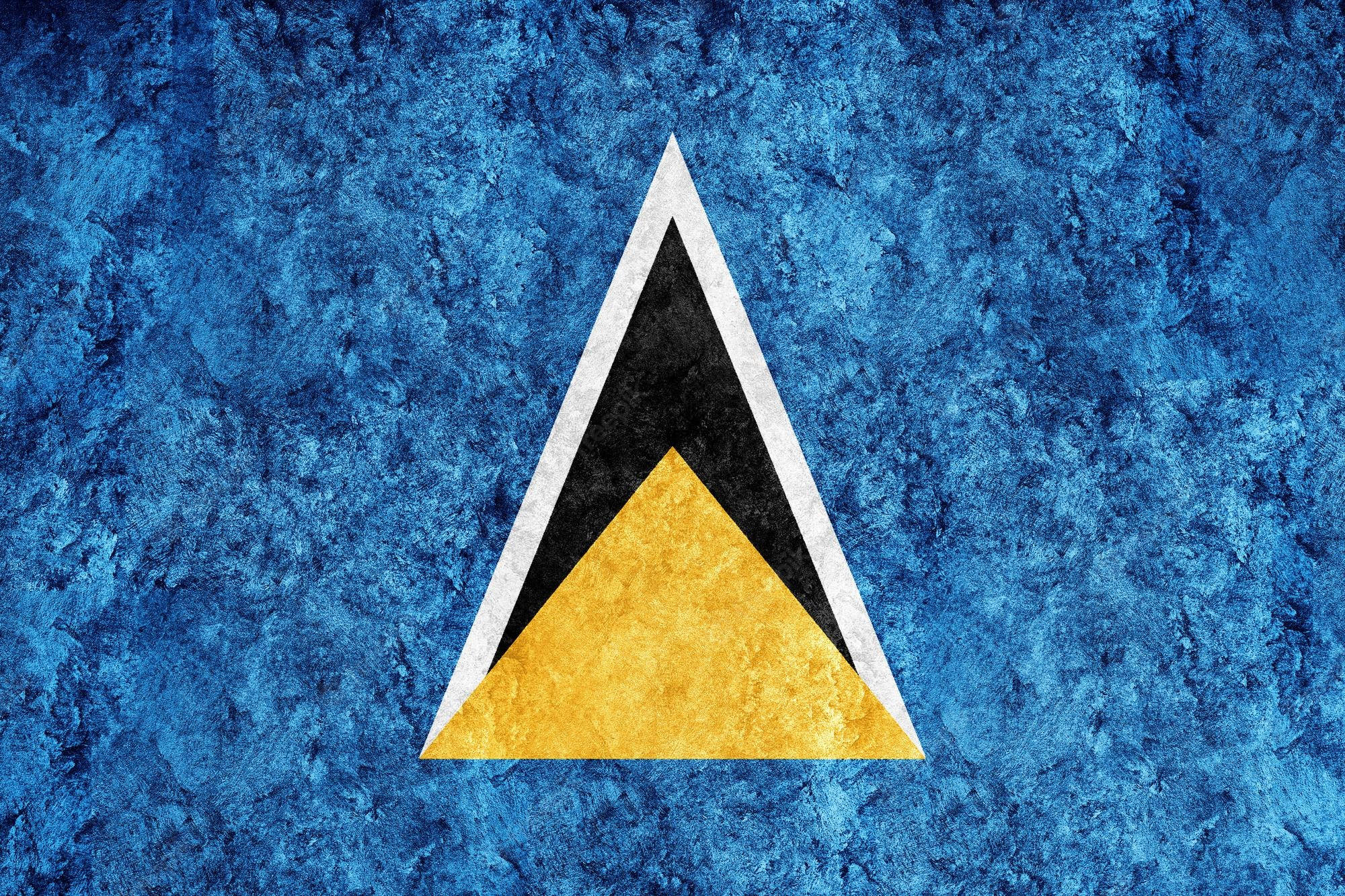St Lucia, black, yellow, Full HD Desktop Wallpaper