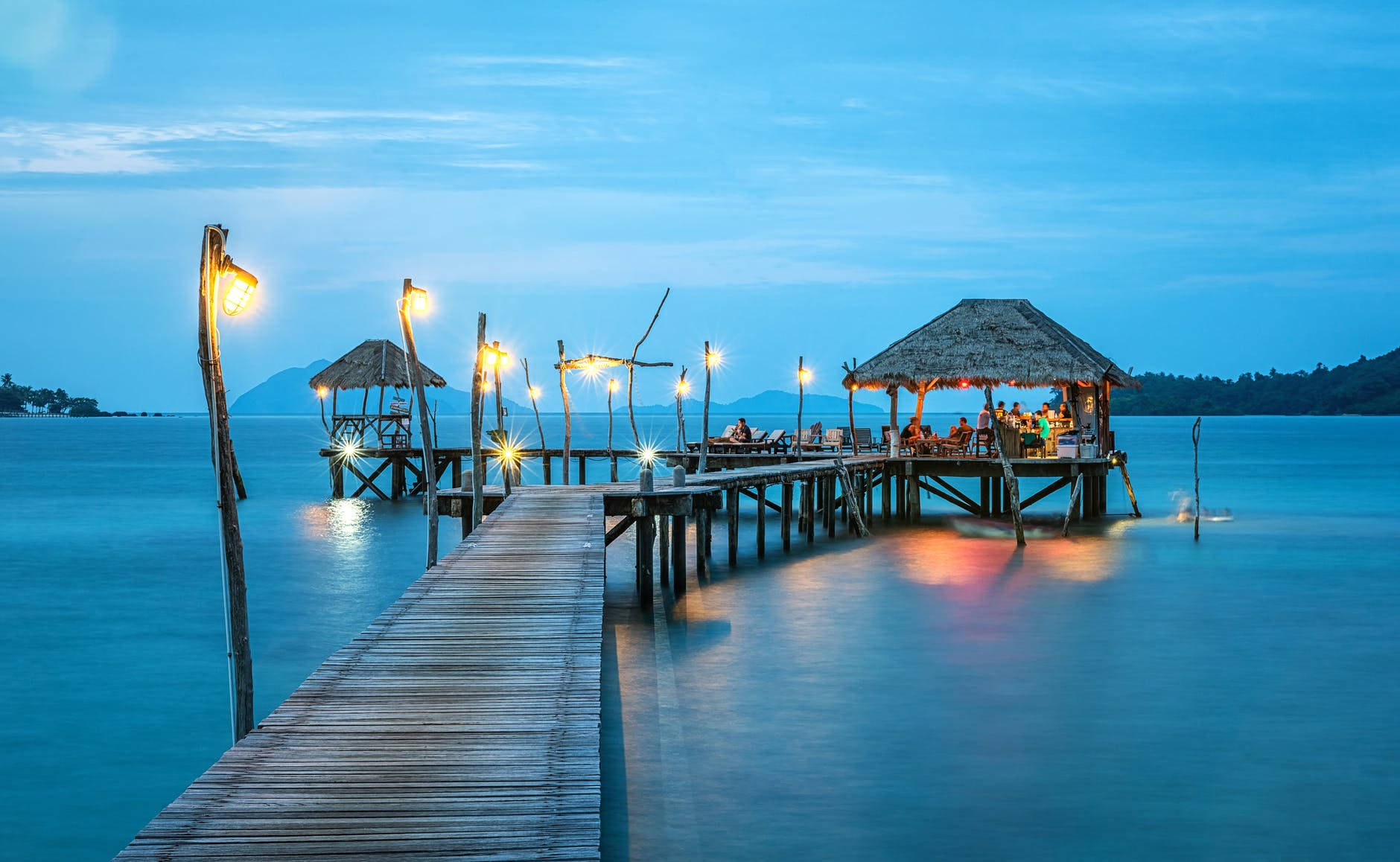 St Lucia, walking path, wooden pier, HD Desktop Wallpaper