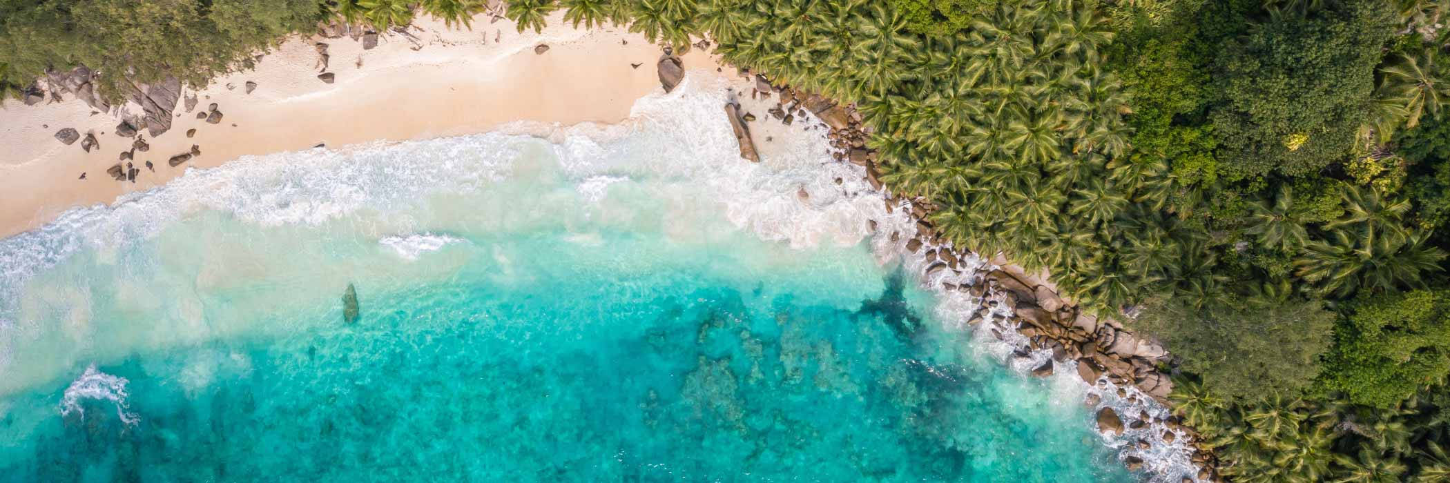 St Lucia Beach, turquoise waters, white sand, Full HD Desktop Wallpaper