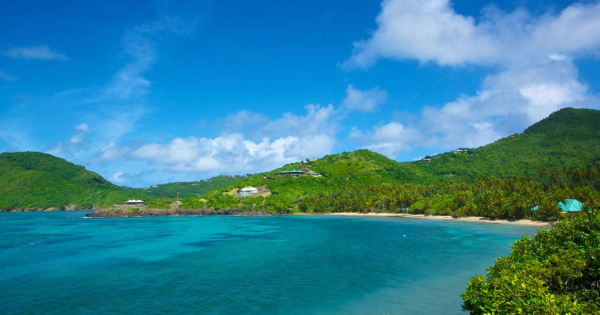 St Vincent and the Grenadines, Turquoise waters, sandy beach, SD Desktop Wallpaper